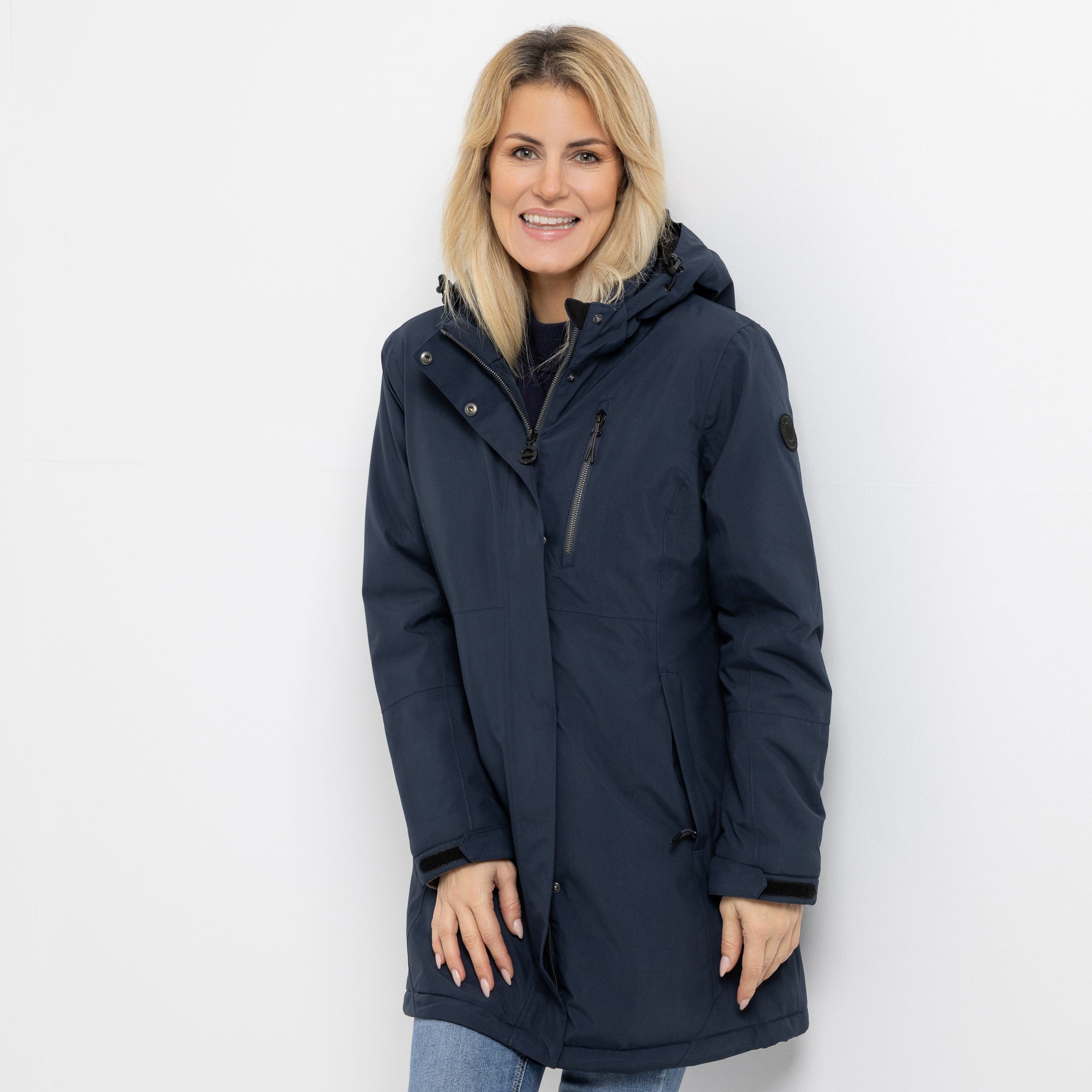 B-Ware CENTIGRADE ACTIVE Funktionsparka Lange Form abnehmbare Kapuze