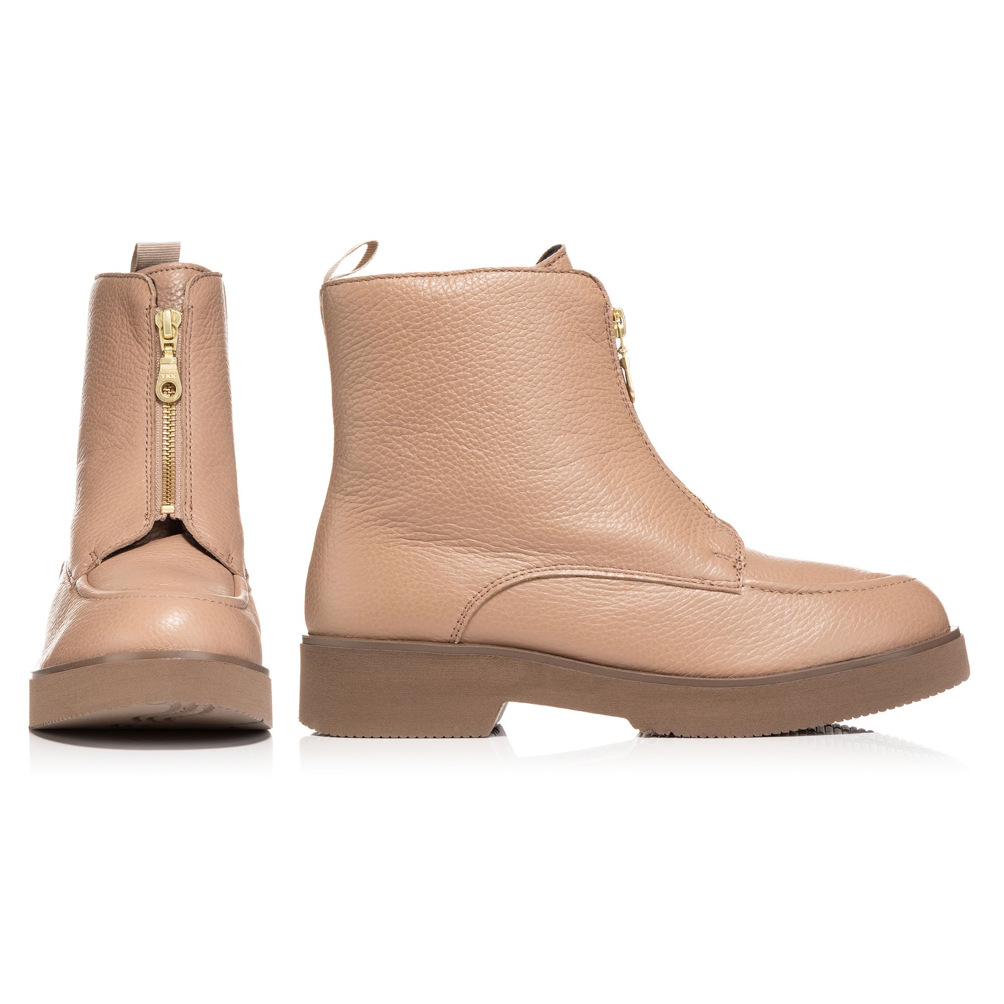 B-Ware VITAFORM Damen-Stiefelette Hirschleder Reißverschluss mittig