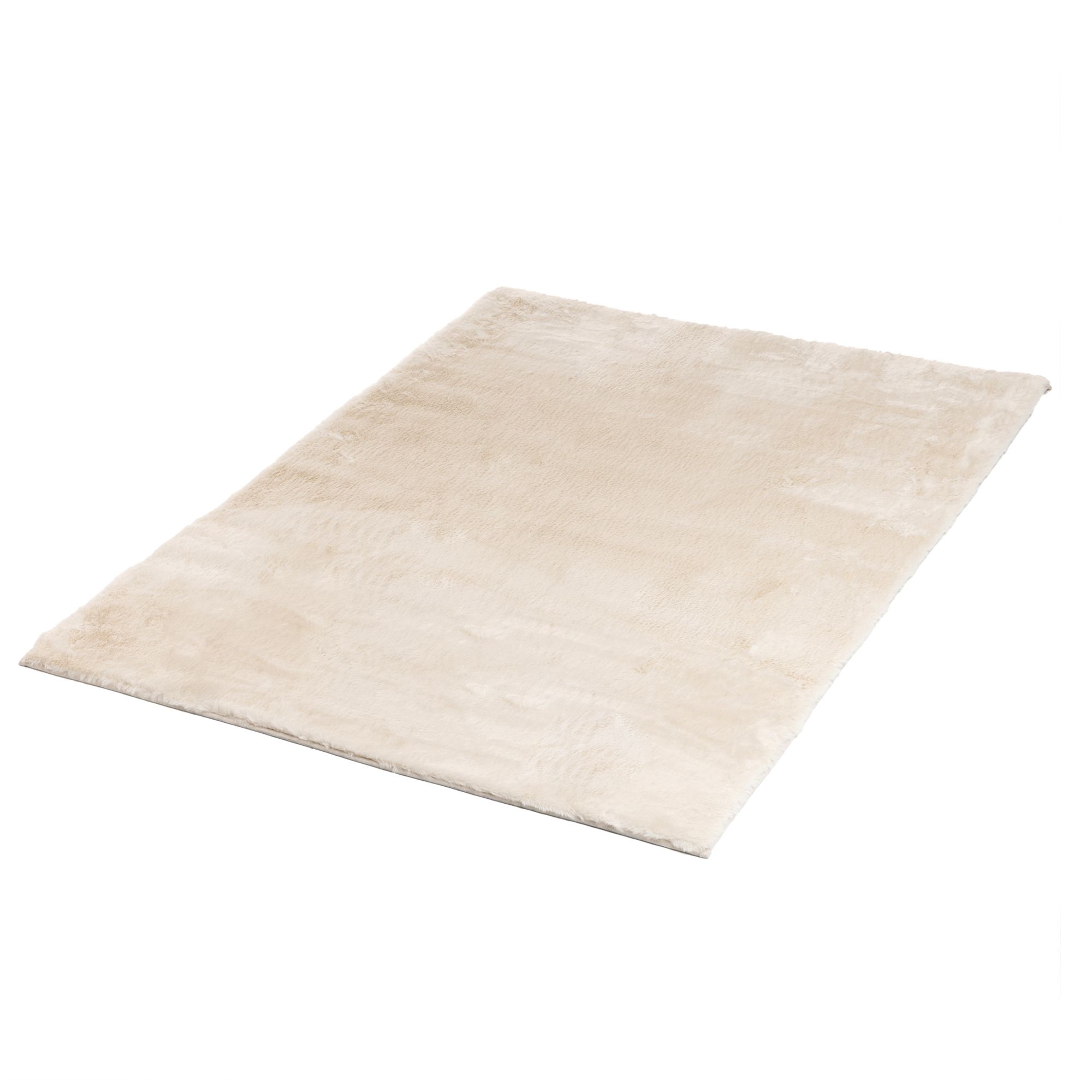 B-Ware MONT CHALET uni Teppich Lammfell-Optik rutschfeste Rückseite