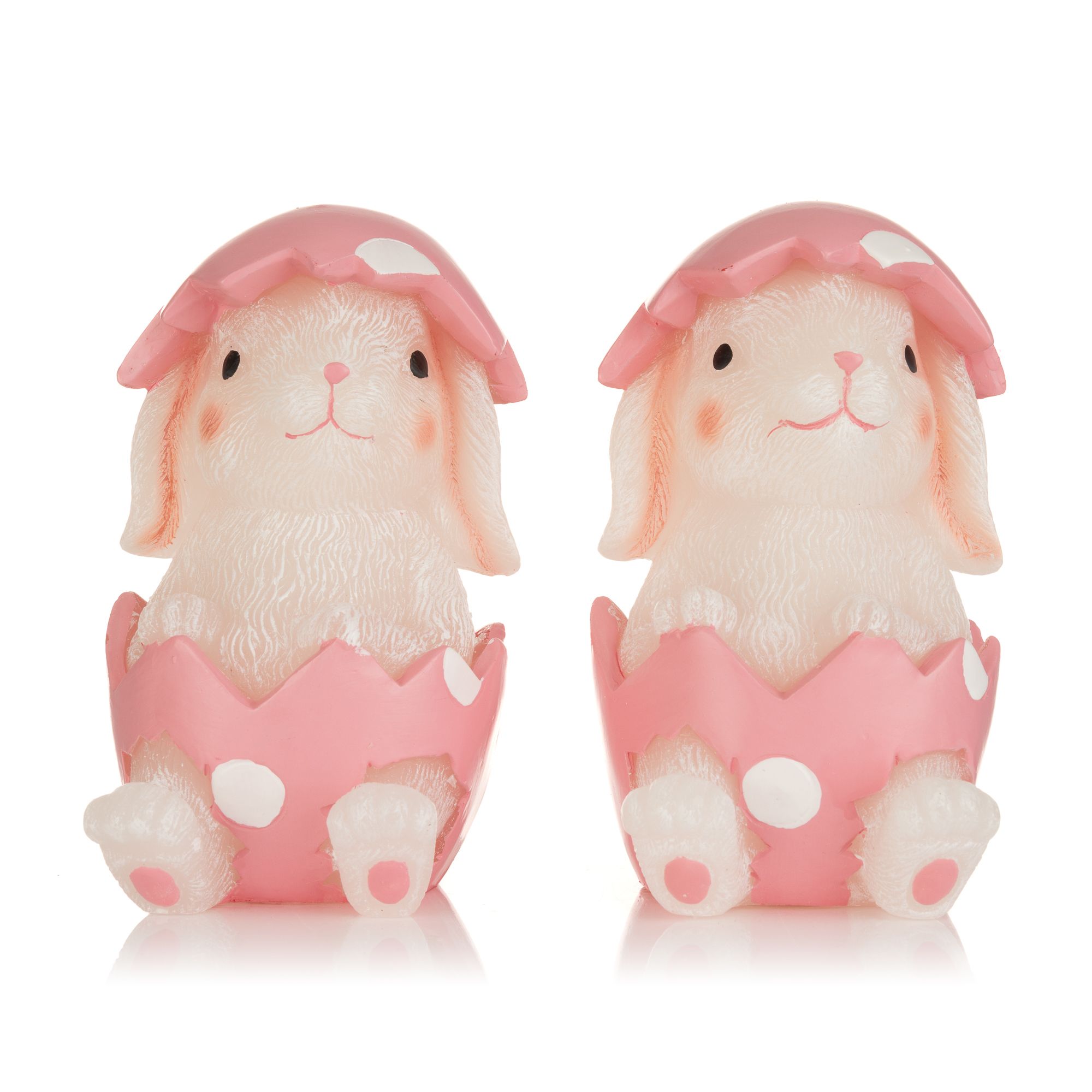 B-Ware ELAMBIA 2 LED-Figurenkerzen Häschen 5h-Timerfunktion