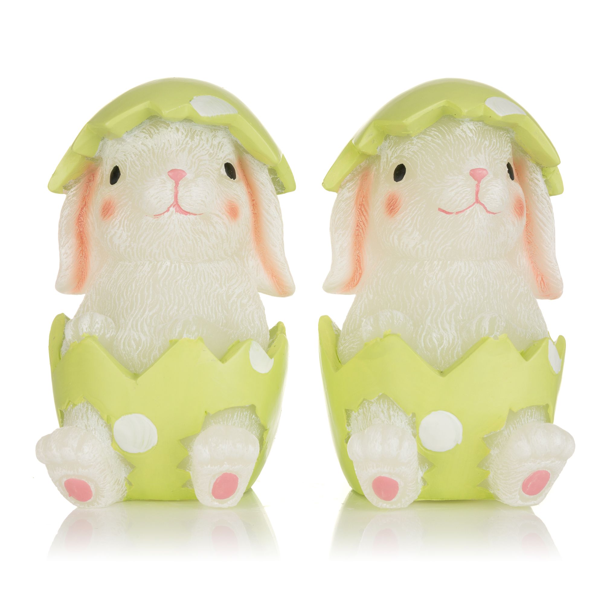 B-Ware ELAMBIA 2 LED-Figurenkerzen Häschen 5h-Timerfunktion