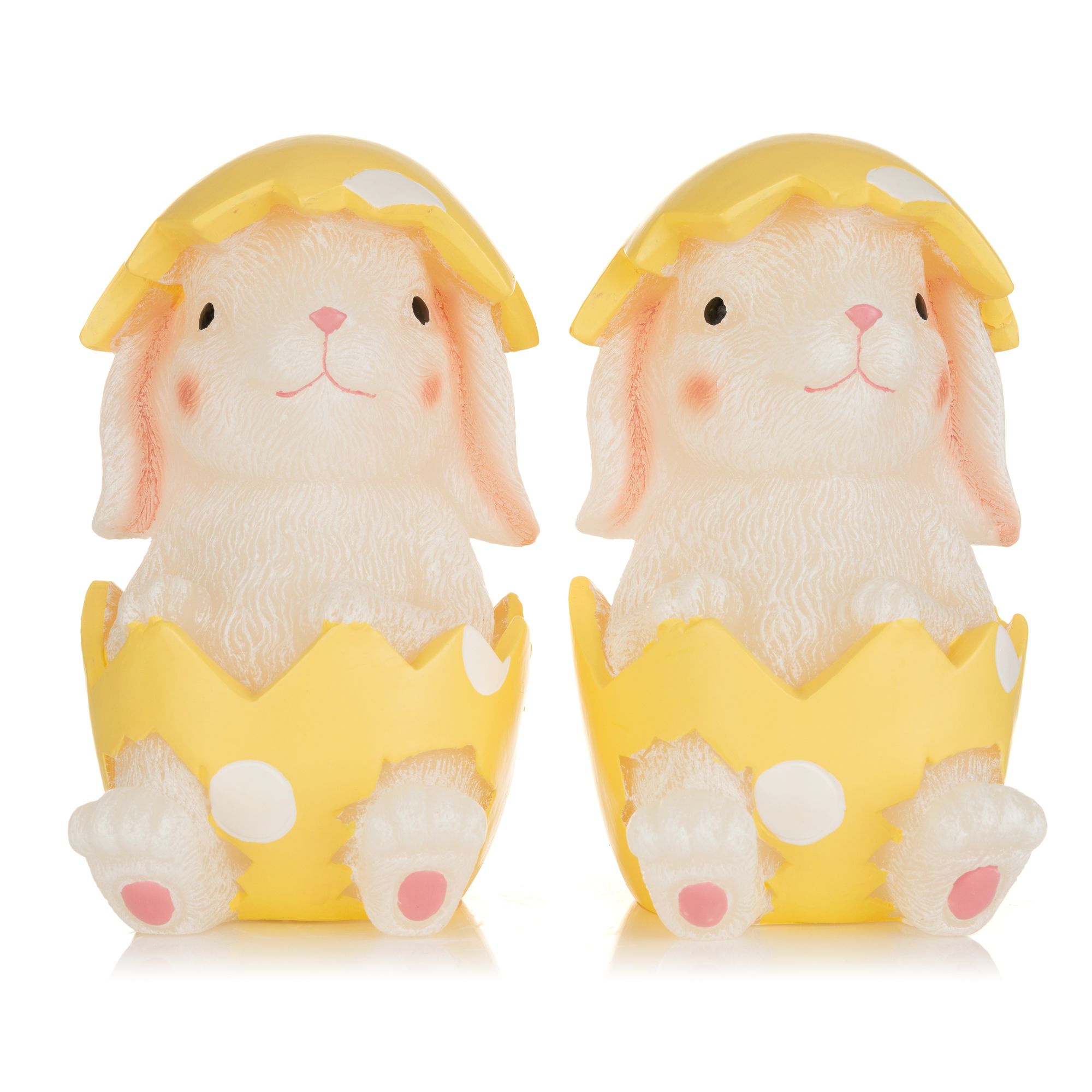 B-Ware ELAMBIA 2 LED-Figurenkerzen Häschen 5h-Timerfunktion