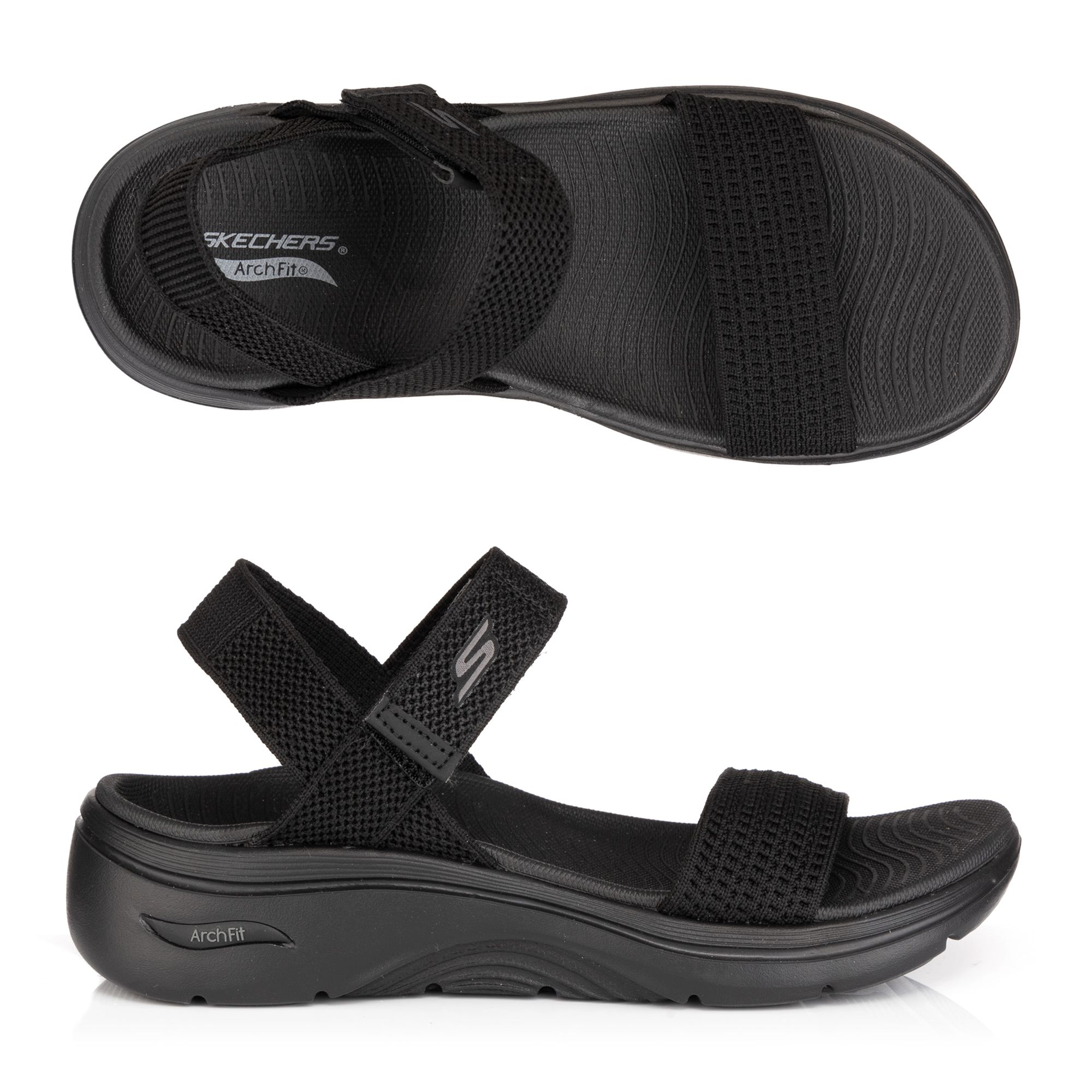 B-Ware SKECHERS Damen-Sandalette Annie-Go Walk Arch Funktionsstrick