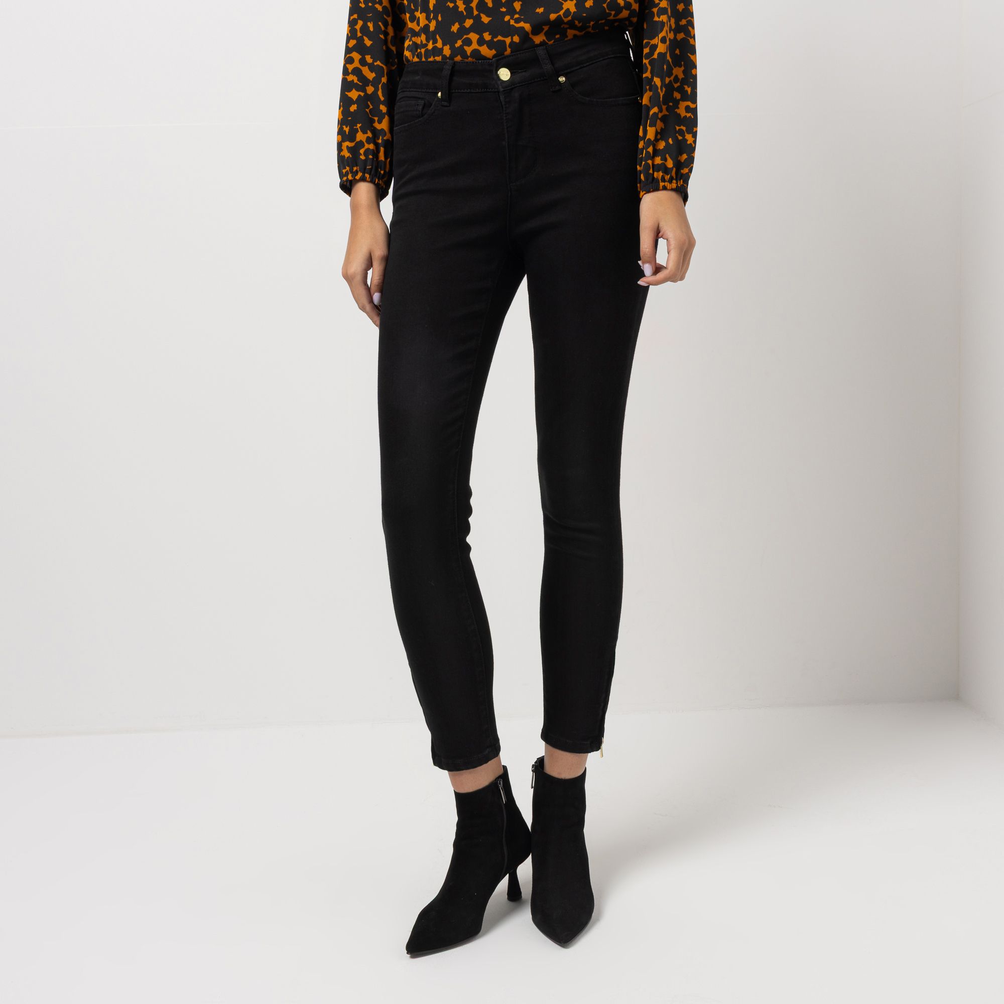 B-Ware STEFFEN SCHRAUT Jeans, Stretch-Denim knöchellang Strass-Detail