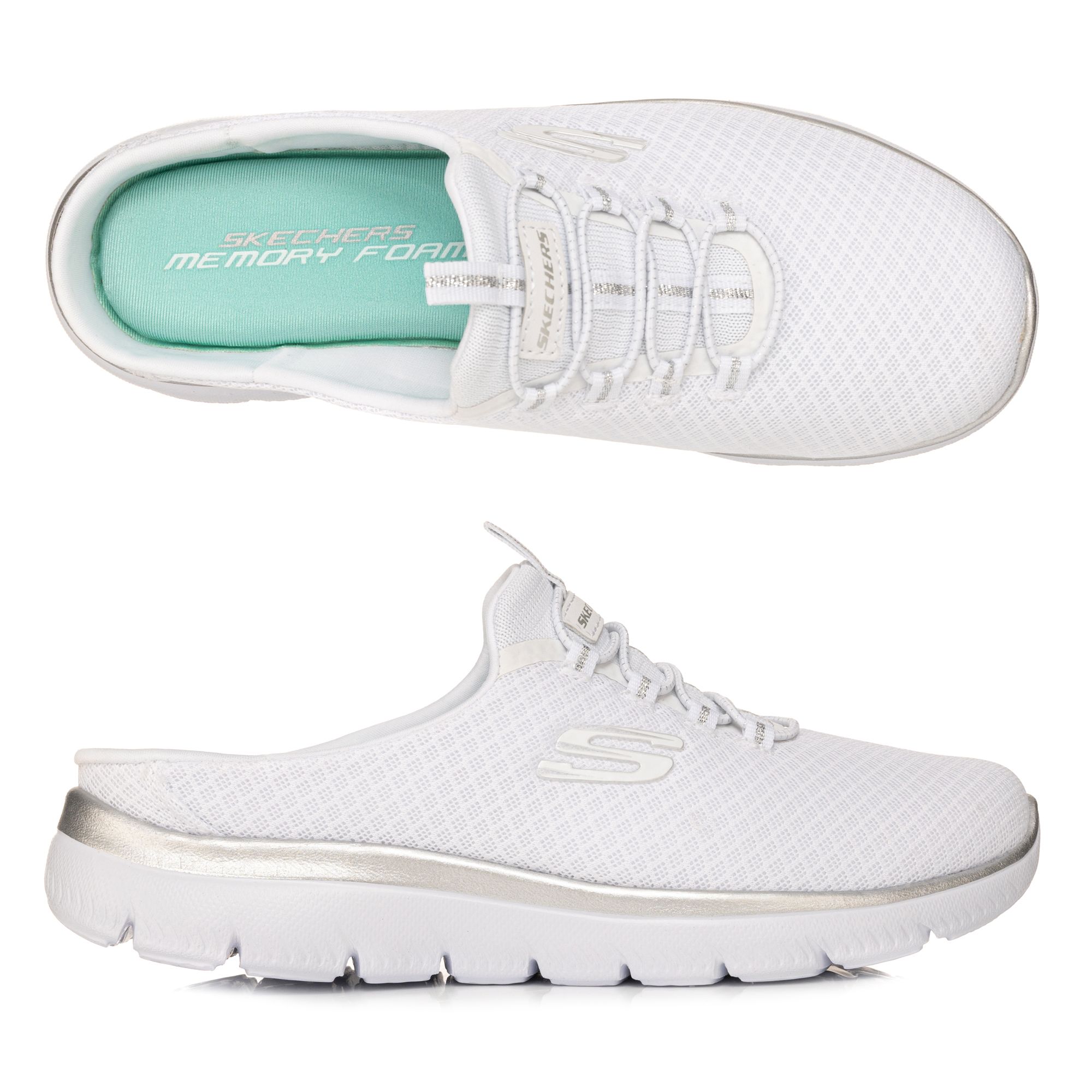 B-Ware SKECHERS Damen-Sabot Summits-Swift Step Mesh