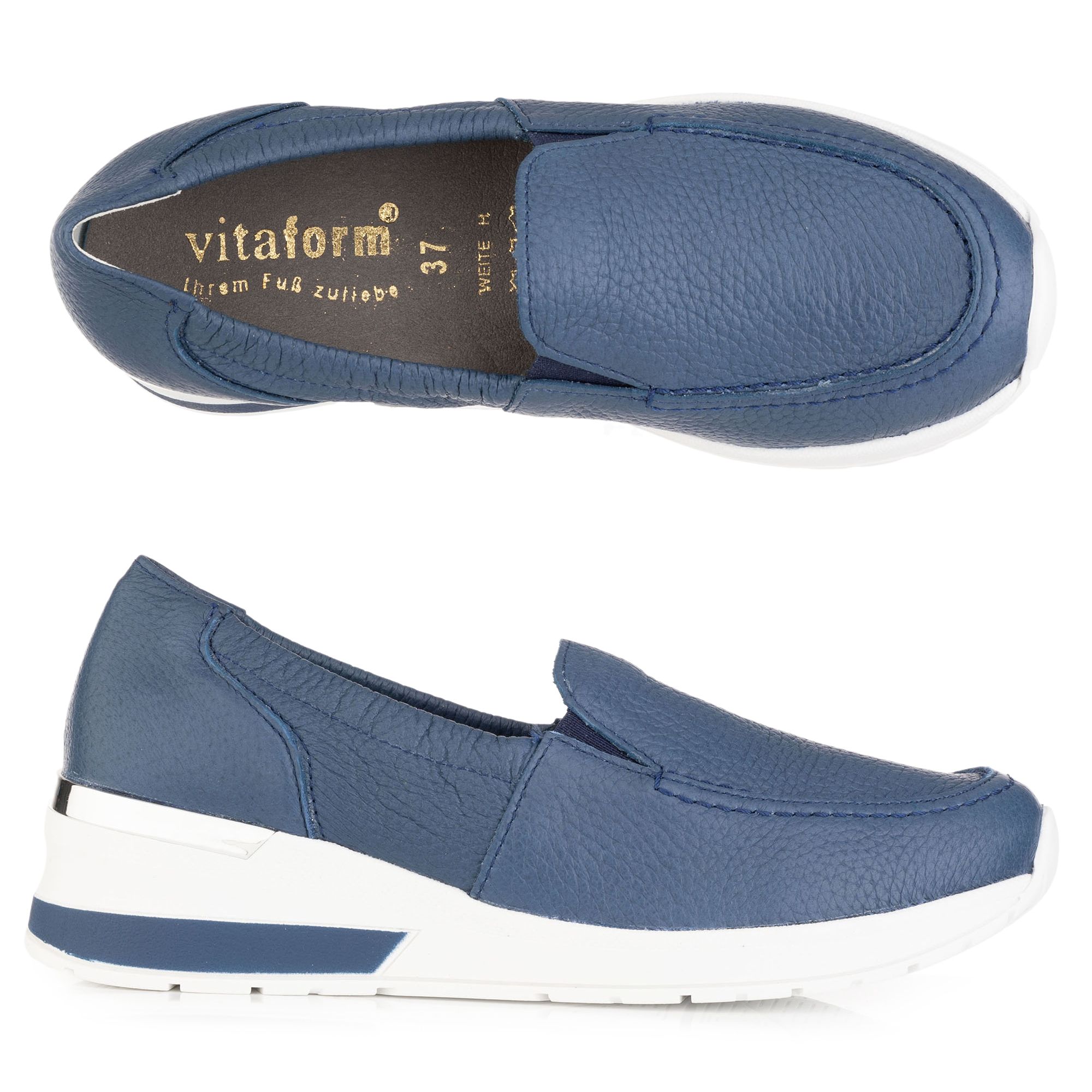 B-Ware VITAFORM Damen-Slipper Hirschleder Shock Absorber