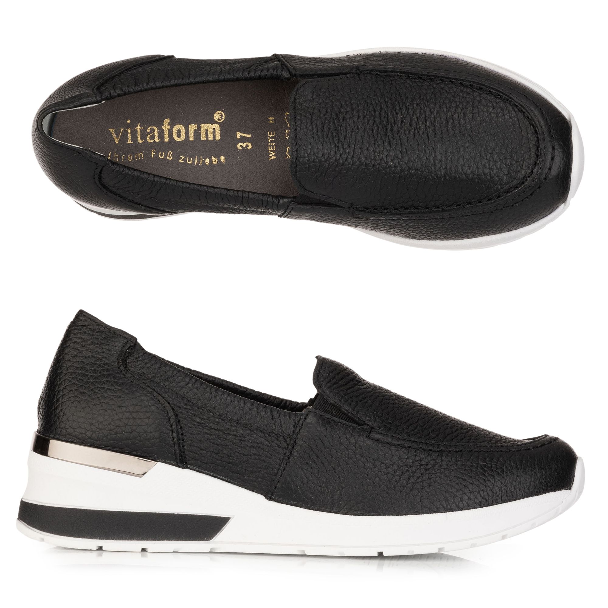 B-Ware VITAFORM Damen-Slipper Hirschleder Shock Absorber