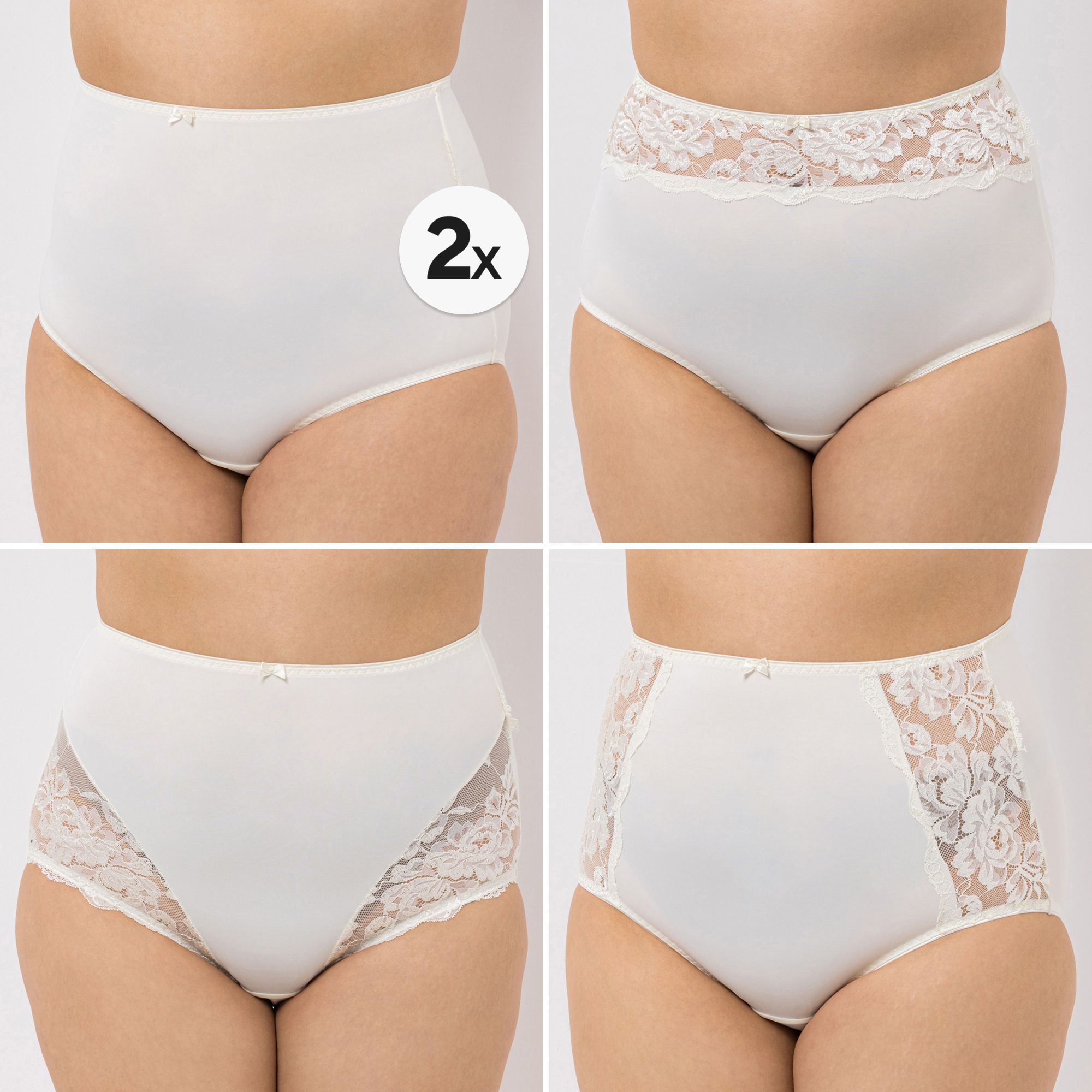 B-Ware LITTLE ROSE 5 Maxislips Mikrofasermischung 2x Basic