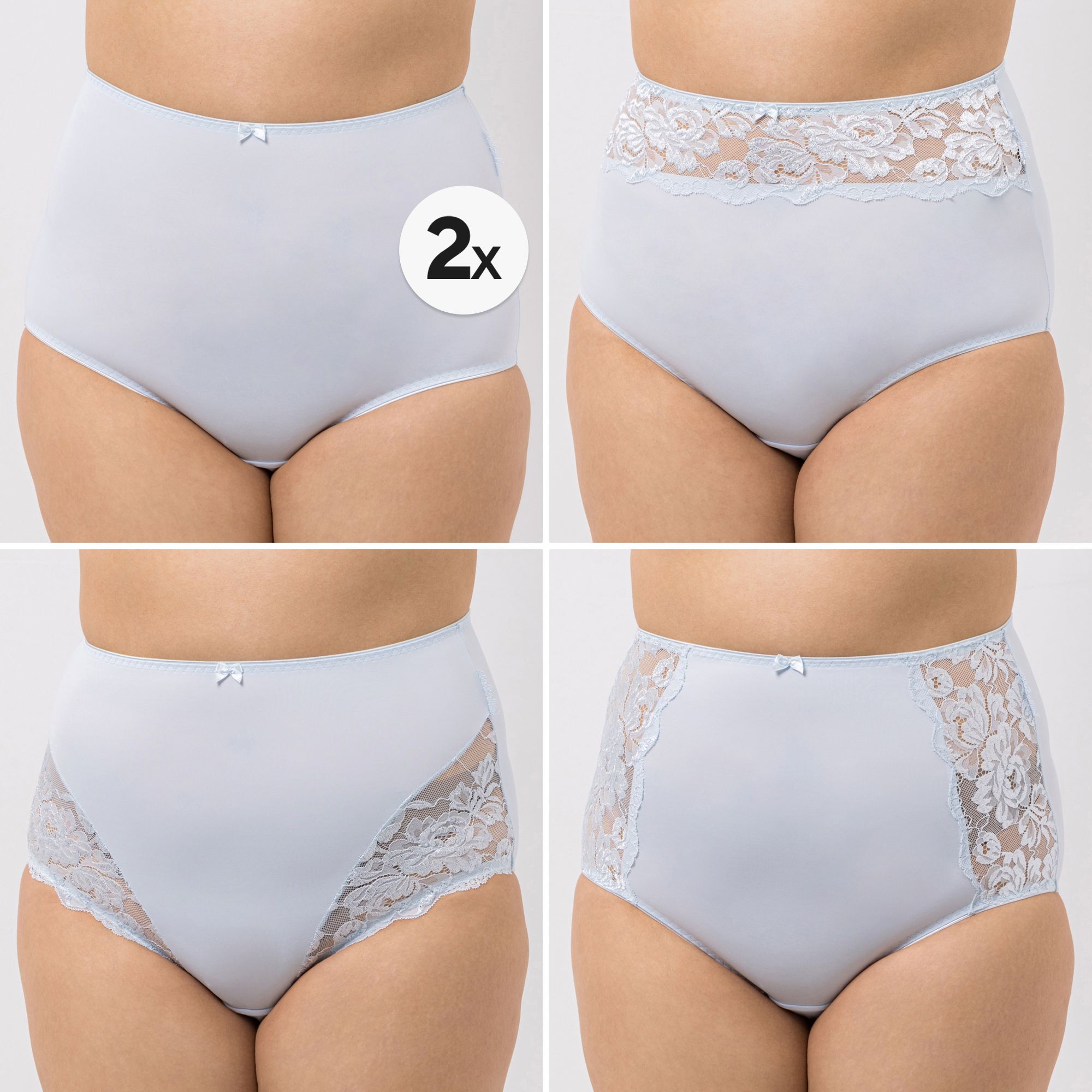 B-Ware LITTLE ROSE 5 Maxislips Mikrofasermischung 2x Basic