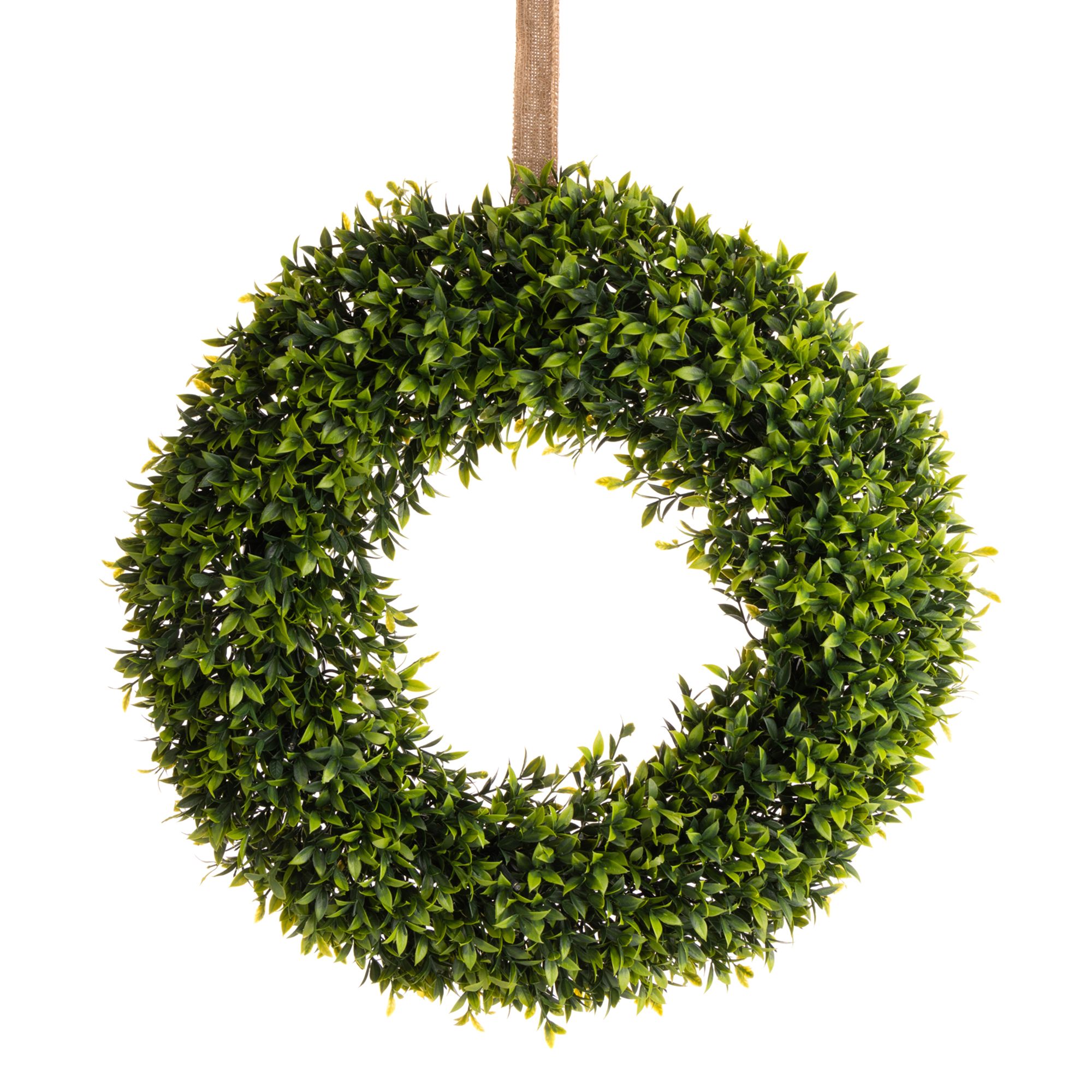 B-Ware LUMIDA Flora künstl. Deko-Kranz 12 warmweiße LEDs outdoorgeeignet