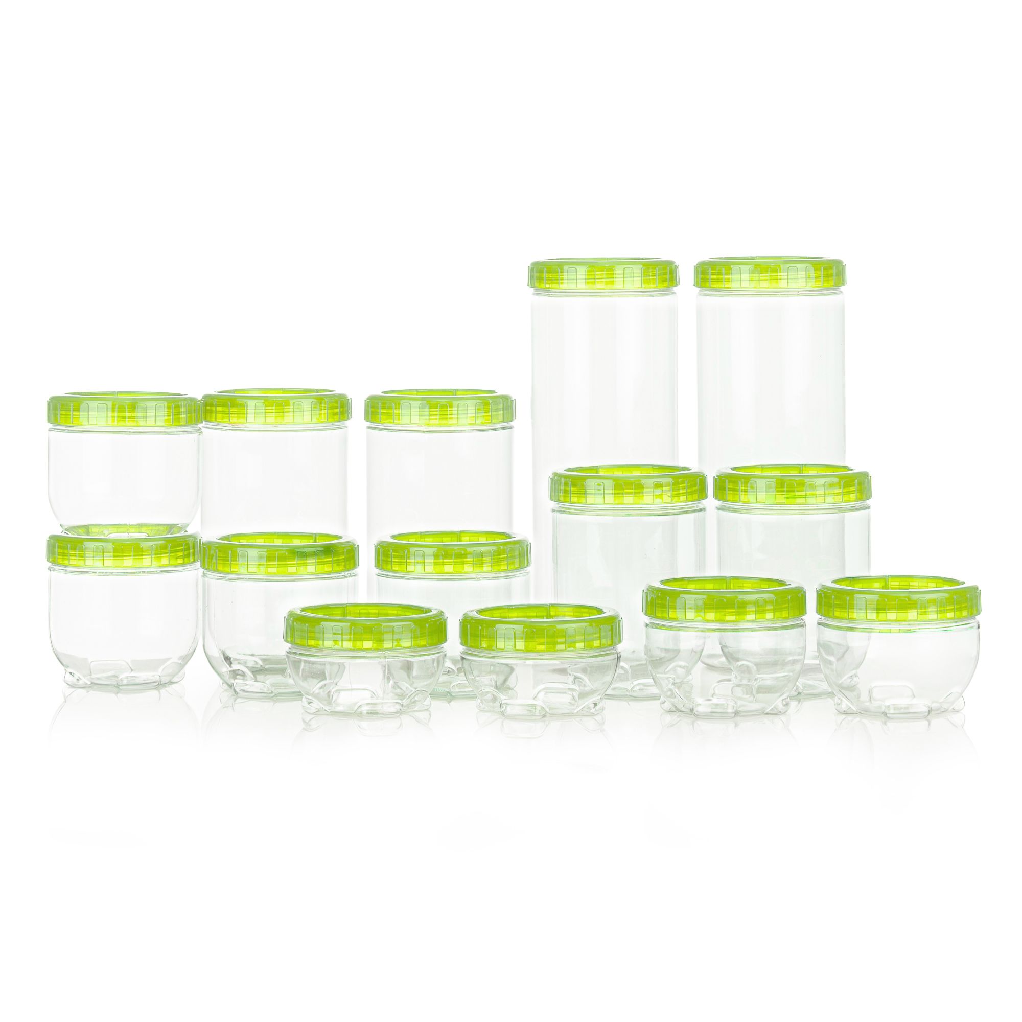 B-Ware LocknLock 14 Vorratsdosen Interlock 180ml-1,6L