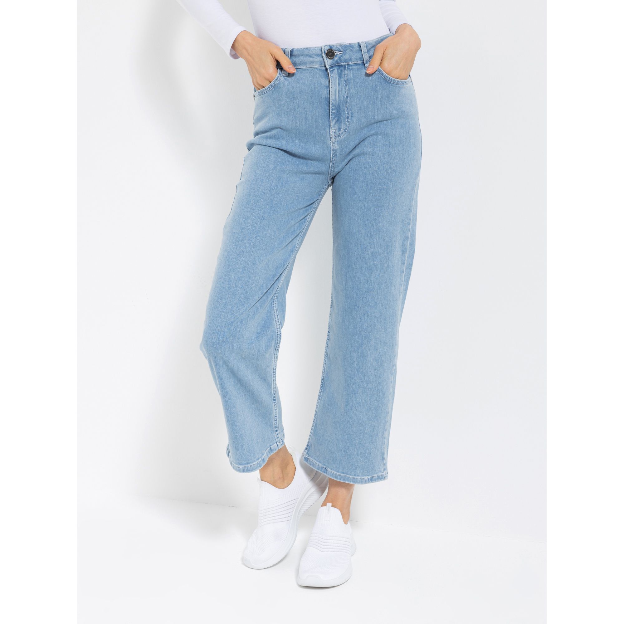 B-Ware STUDIO UNIQUE® Jeans, 7/8-Länge 98% Bio-Baumwolle OCS ...