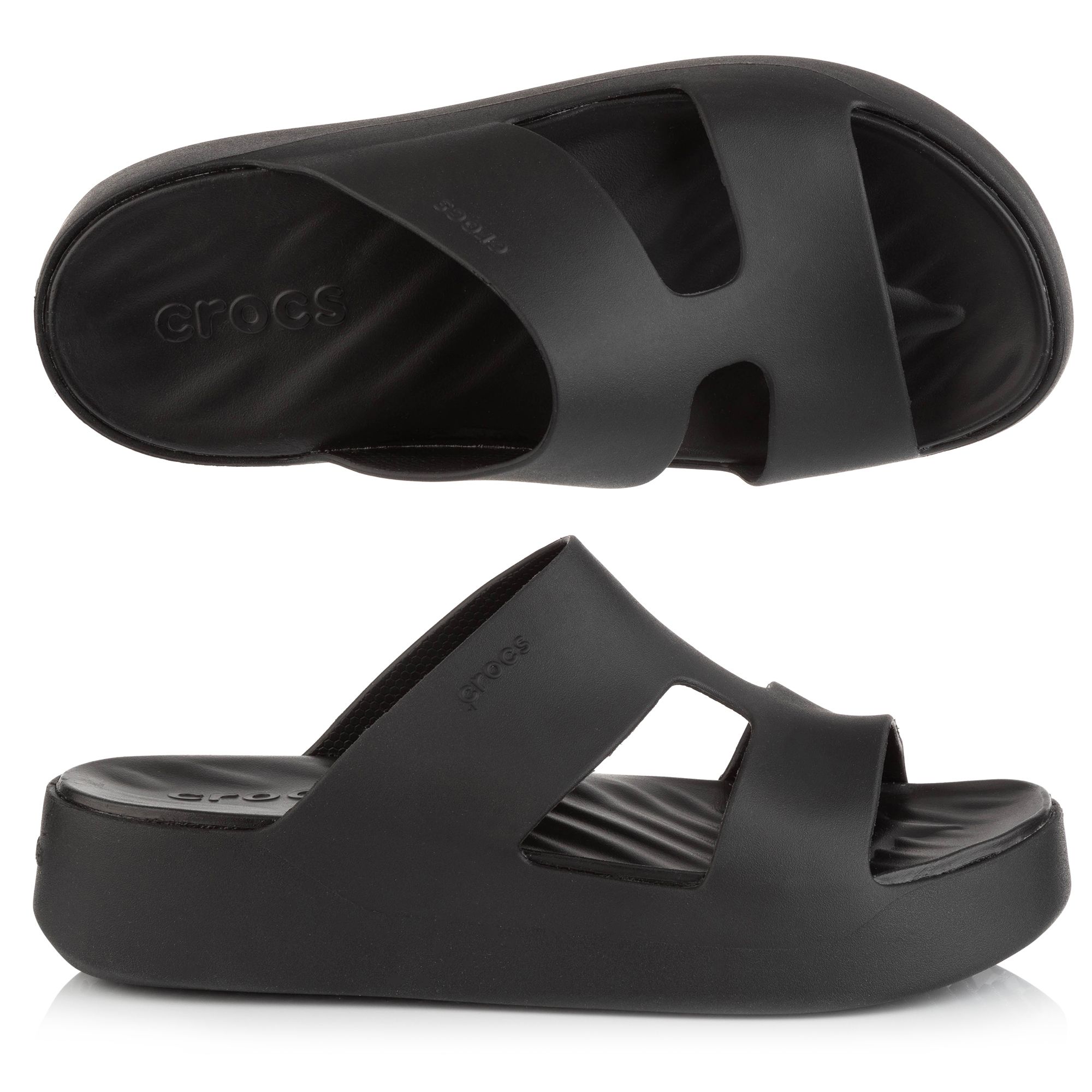 B-Ware CROCS™ Damen Pantolette Getaway Platform H-Strap