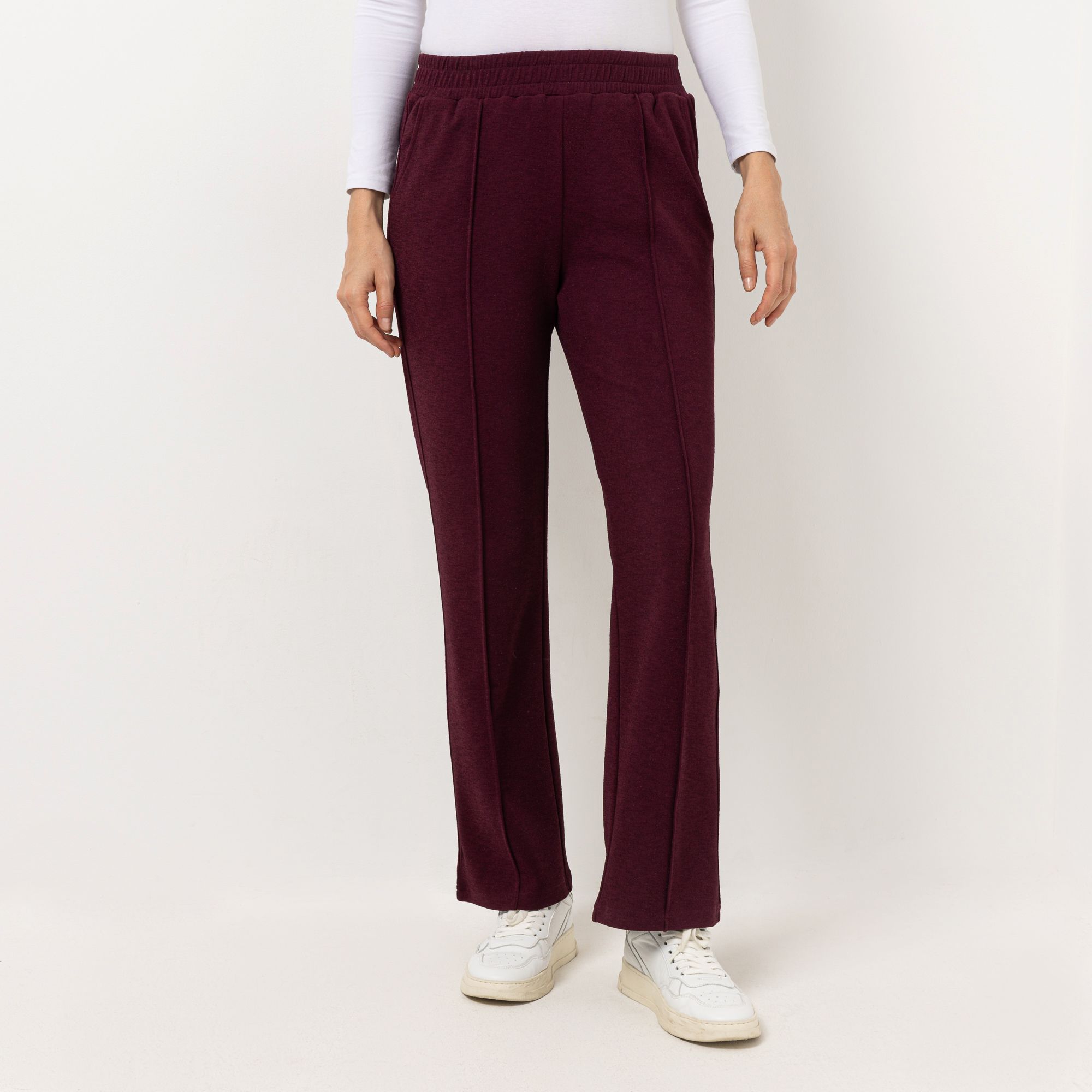 B-Ware VIA MILANO Hose, 1/1-Länge Rundumdehnbund gerades Bein