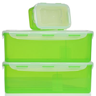 B-Ware LocknLock 3 Frischhaltedosen Brot & Butter 750ml-5l