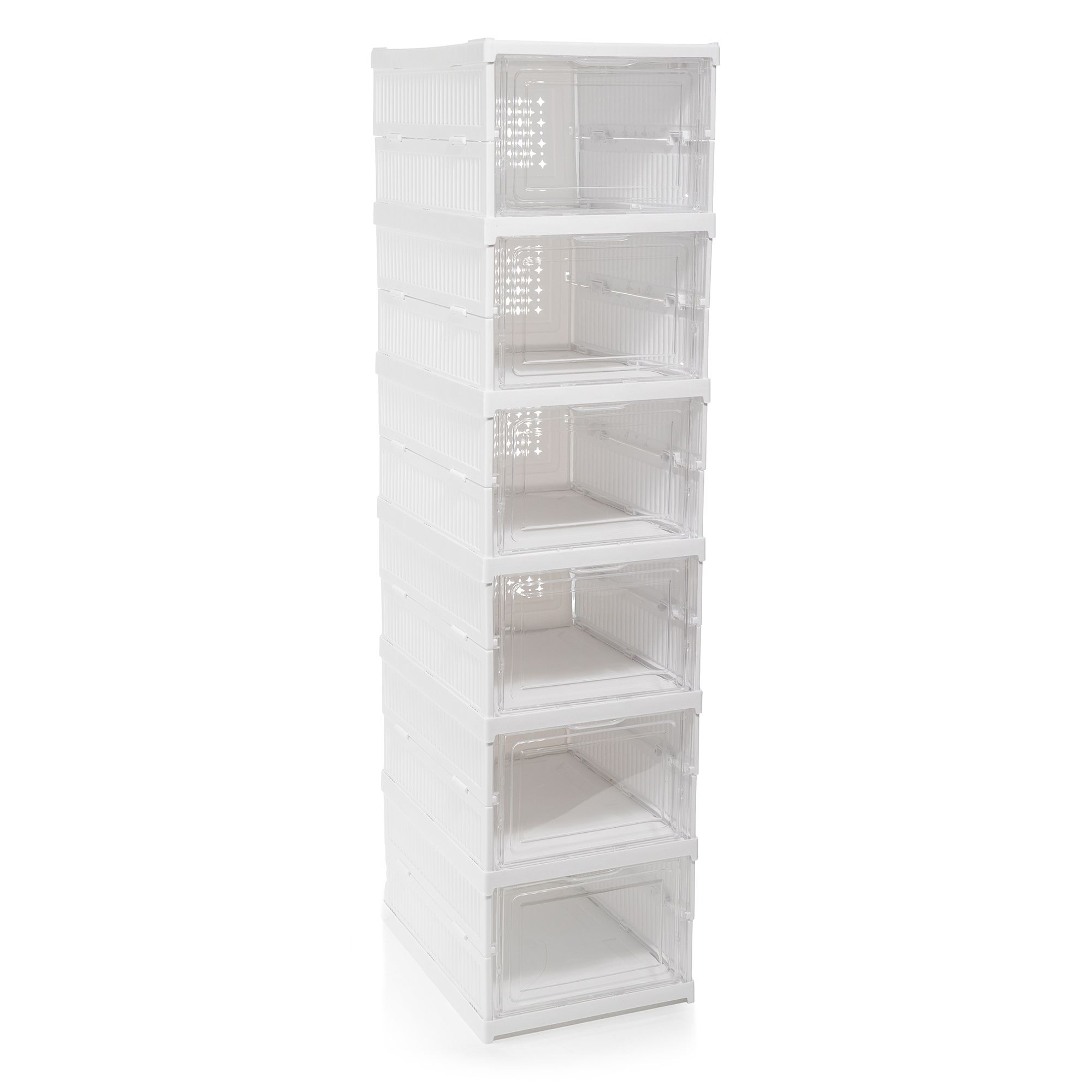B-Ware AQURAT Schuh-Organizer faltbar, montagefrei für 6 Paar Schuhe