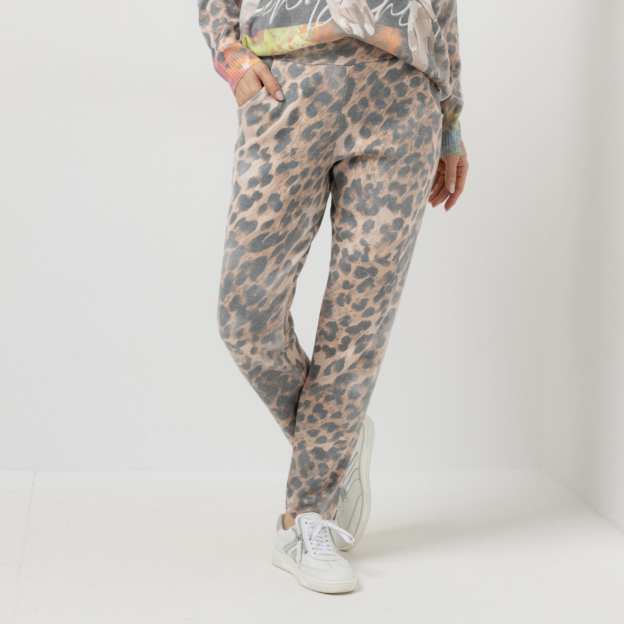 B-Ware DINE 'N' DANCE Strickhose knöchellang Alloverprint