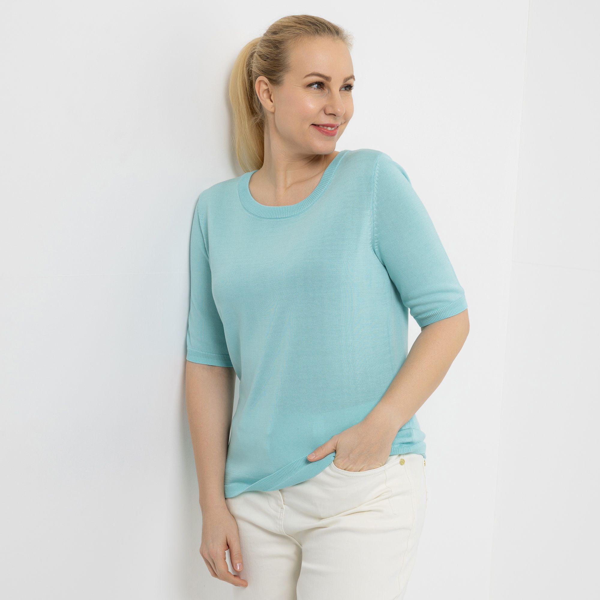 B-Ware DAWID by Dawid Tomaszewski Pullover langer 1/2 Arm