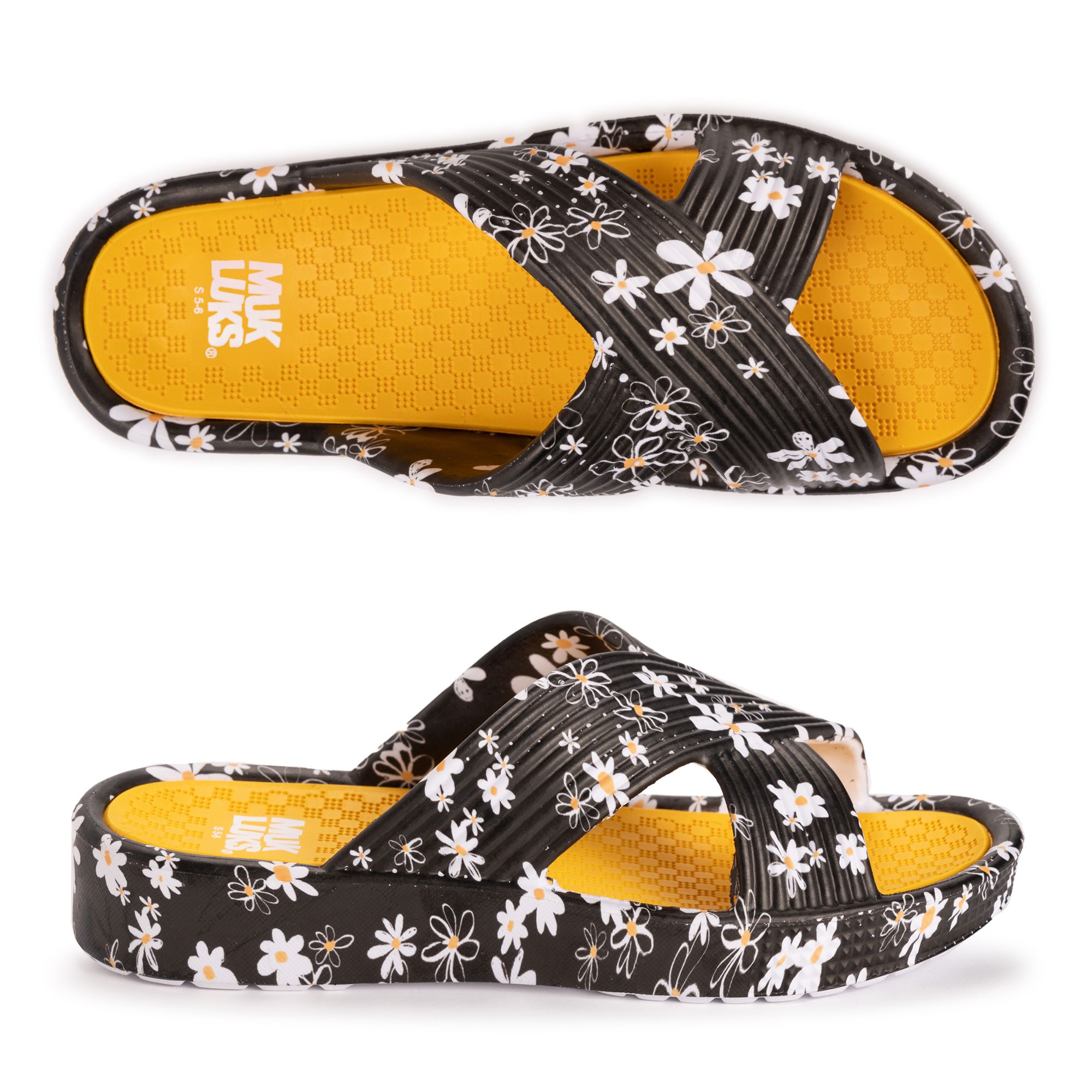 B-Ware MUK LUKs Damen Badesandale rutschfeste Sohle