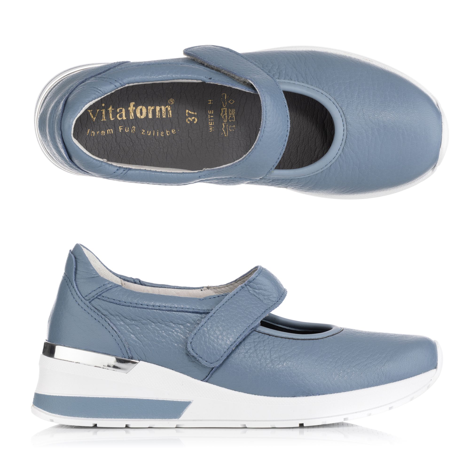 B-Ware VITAFORM Mary- Jane Hirschleder Klettverschluss