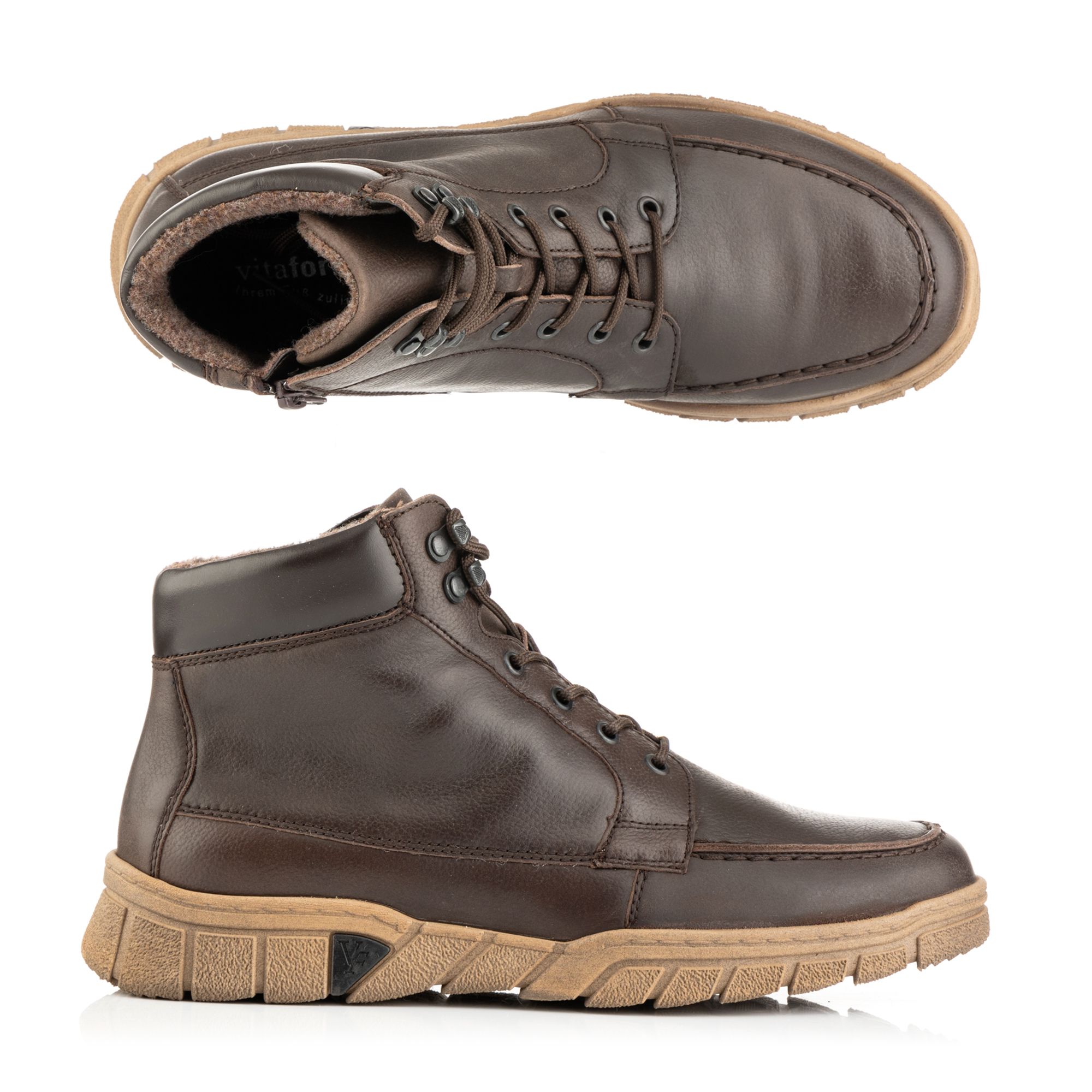 B-Ware VITAFORM Herren-Stiefel Nappaleder seitl. Reißverschluss