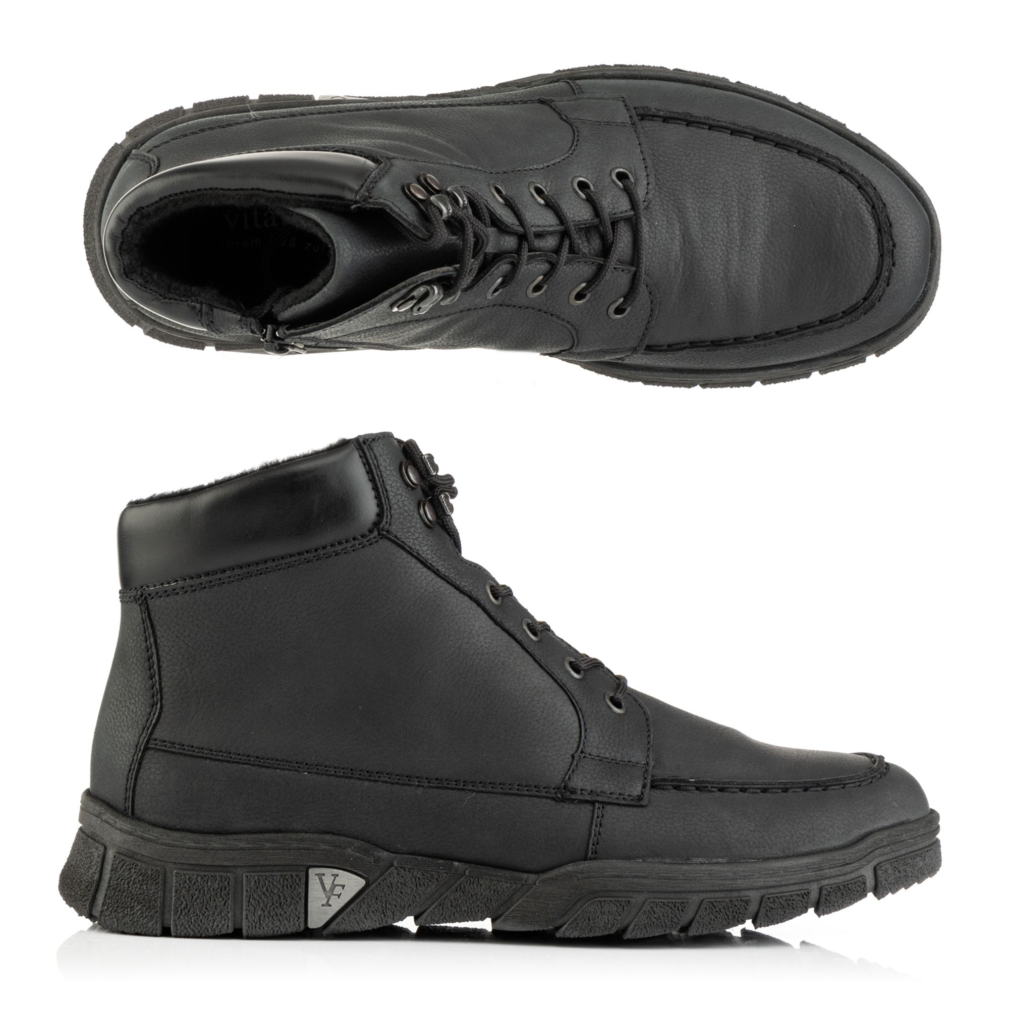 B-Ware VITAFORM Herren-Stiefel Nappaleder seitl. Reißverschluss