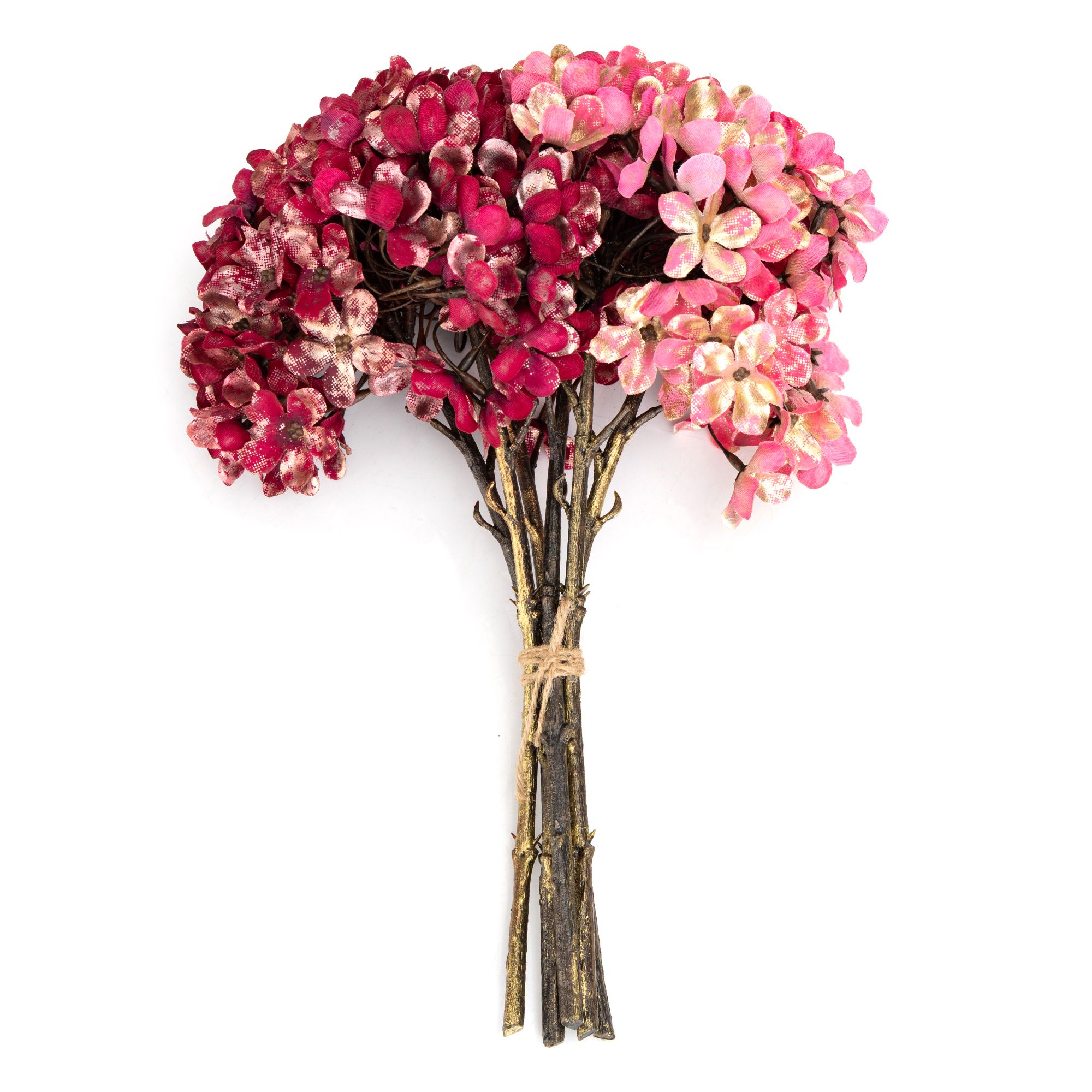 B-Ware ABELLA Flora künstl. Bouquet Hortensien-Blüten Effekt-Farben