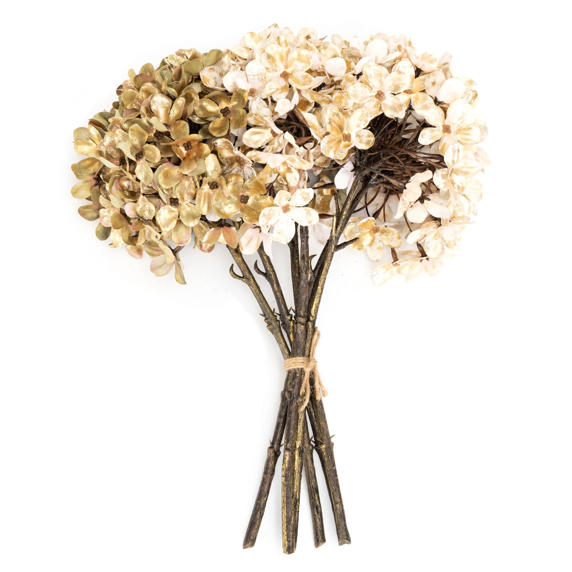 B-Ware ABELLA Flora künstl. Bouquet Hortensien-Blüten Effekt-Farben