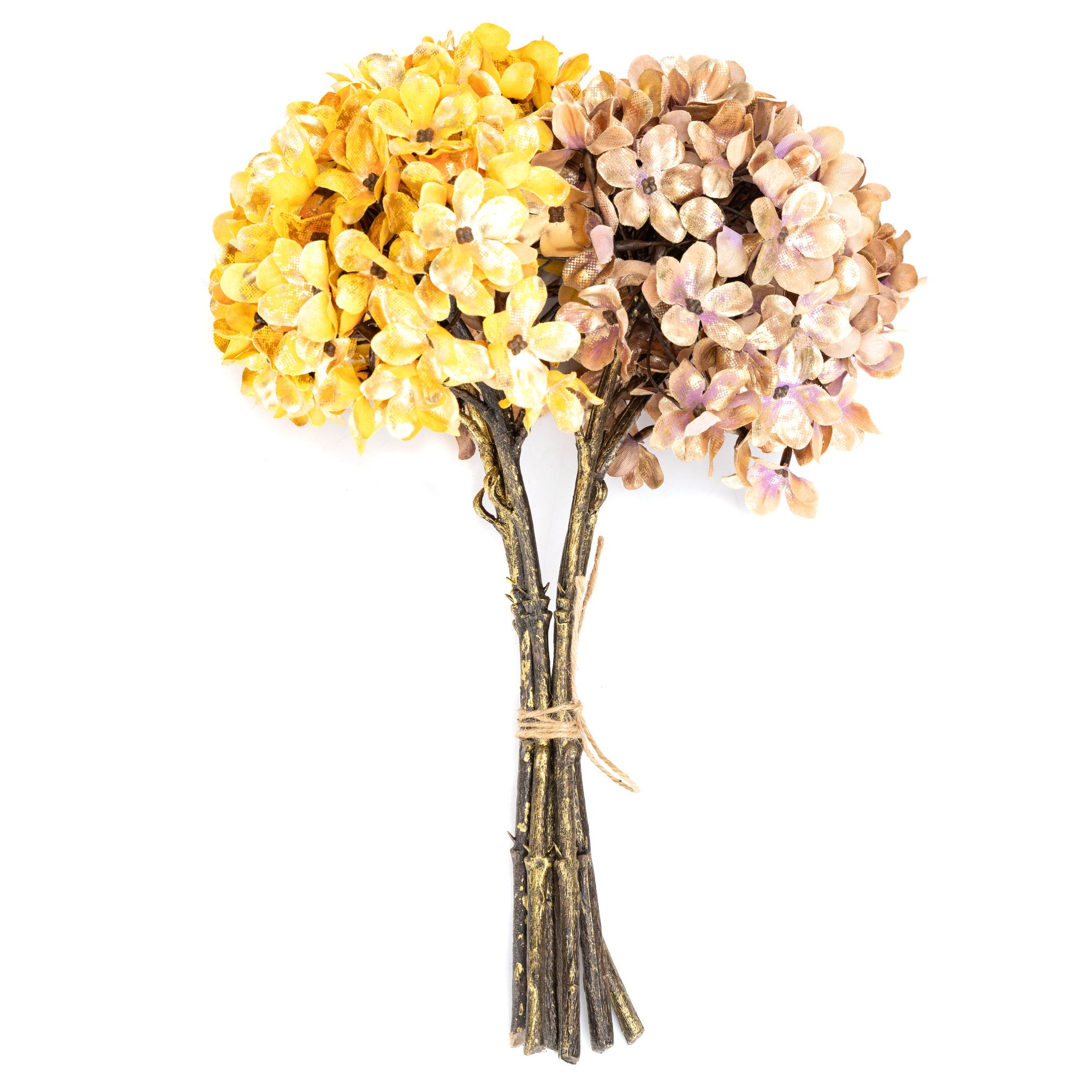 B-Ware ABELLA Flora künstl. Bouquet Hortensien-Blüten Effekt-Farben