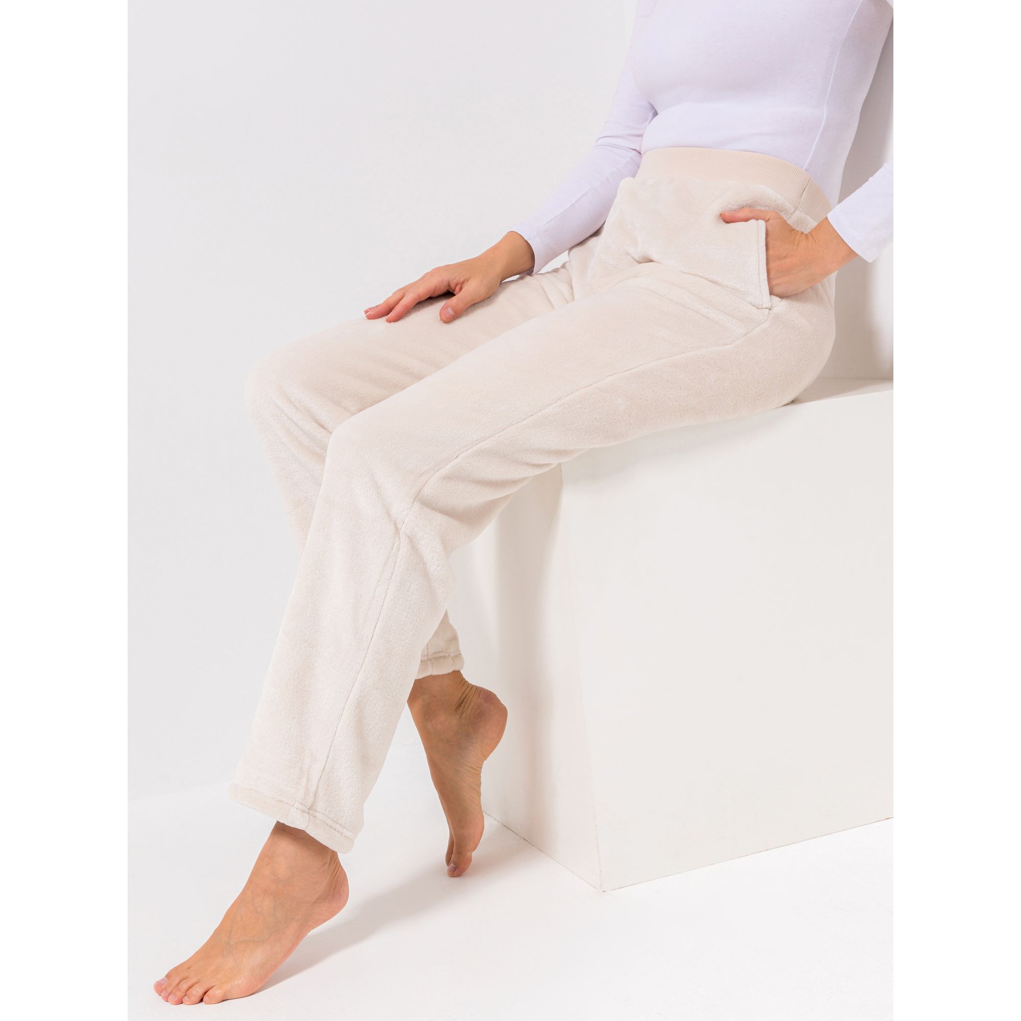 B-Ware MONT CHALET Damen-Hose uni Hosentaschen