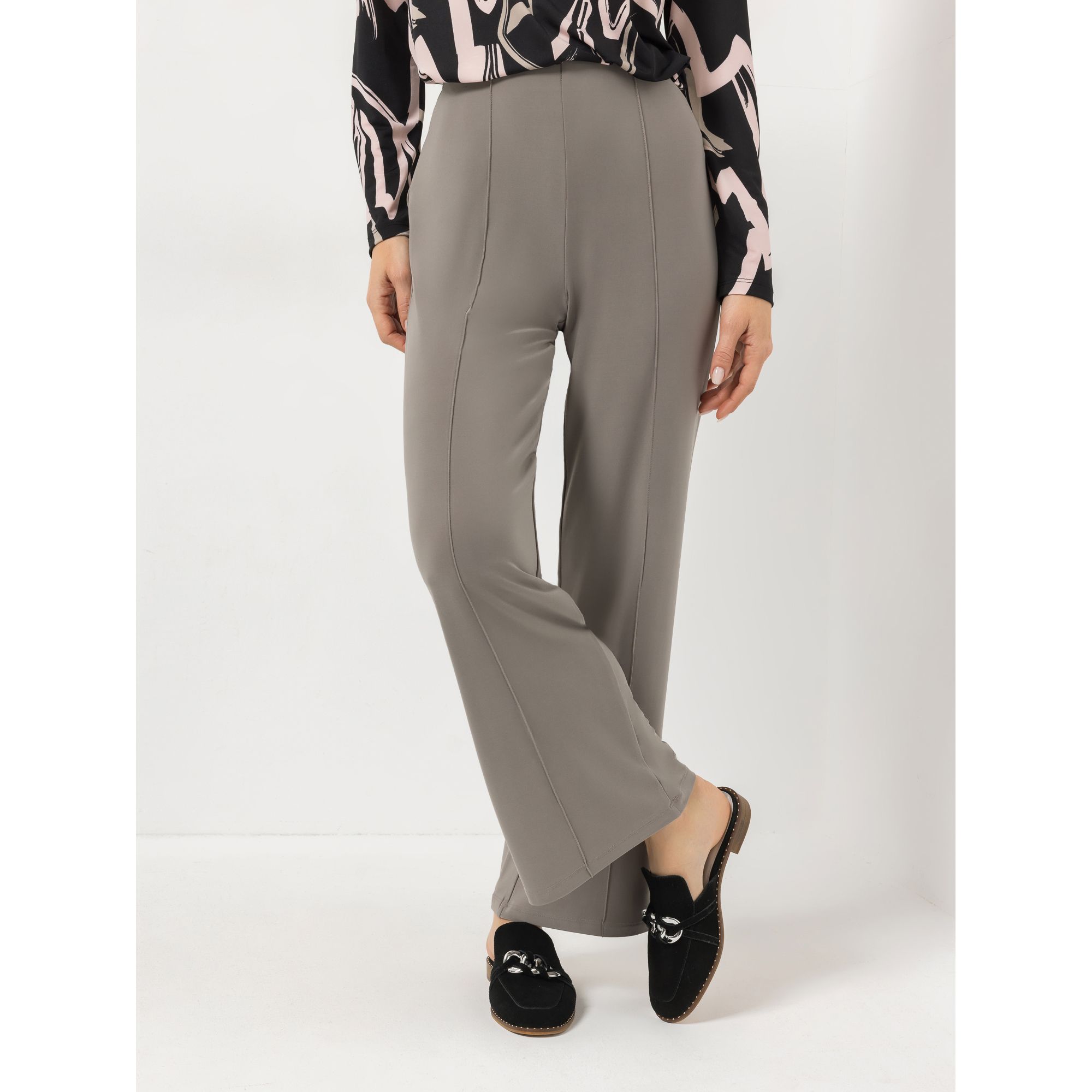 B-Ware KIM & CO. Hose Kyla, lange Form Deluxe Brazil Knit Biese