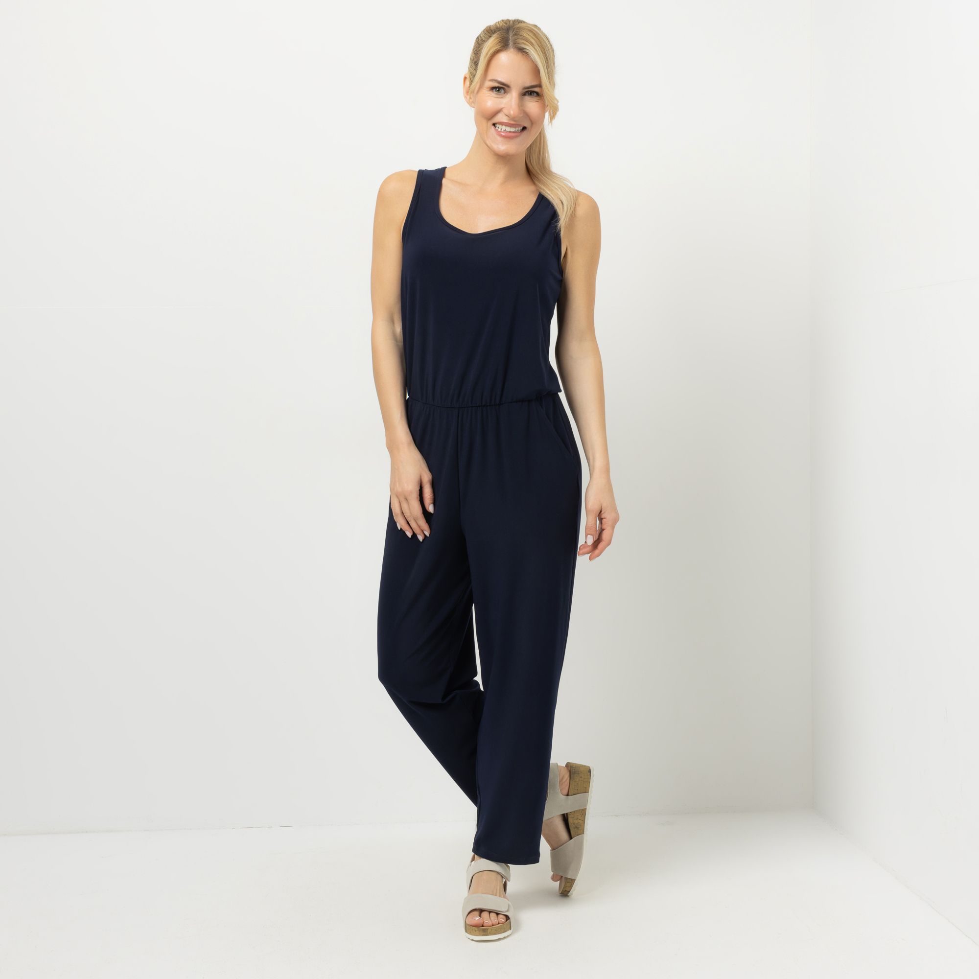B-Ware KIM & CO. Jumpsuit, knöchellang Brazil Knit Jersey 2 Eingrifftaschen