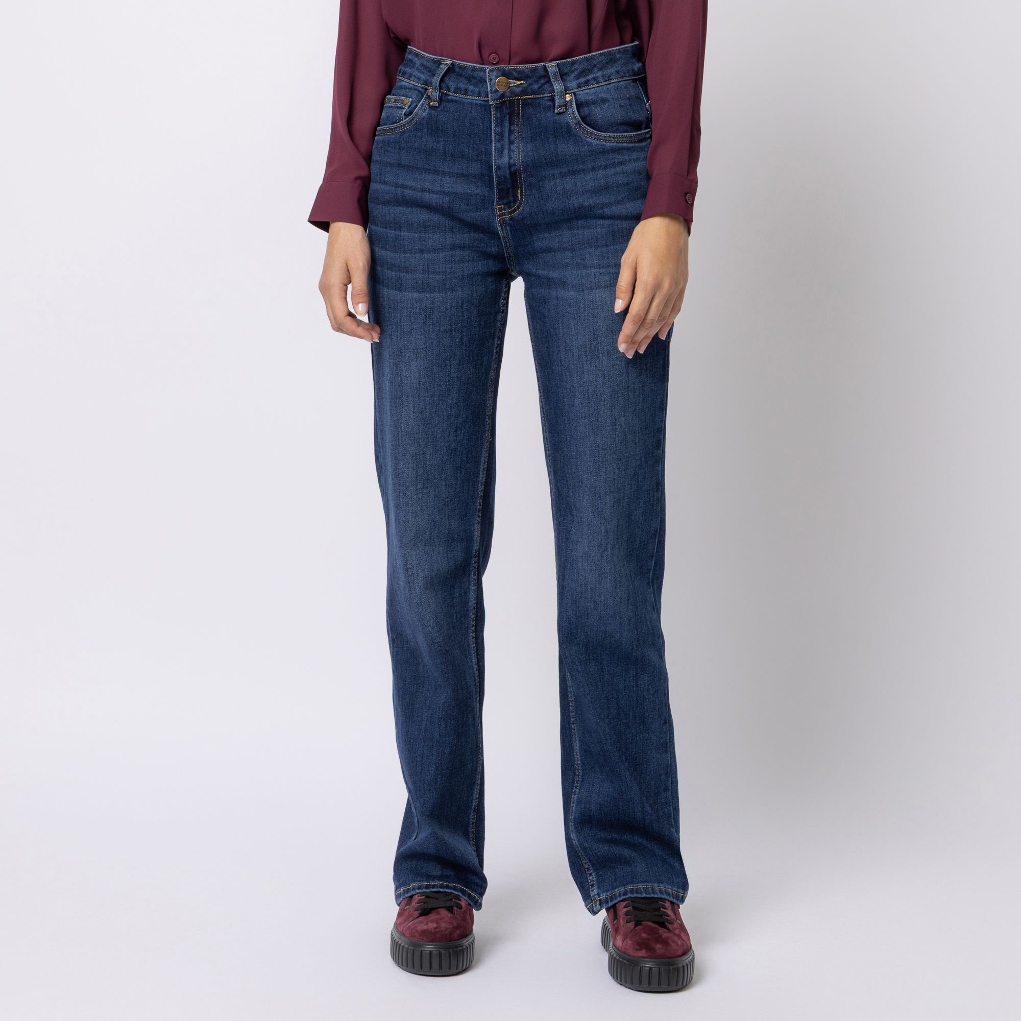 B-Ware STEFFEN SCHRAUT Jeans, lange Form elastische Ware aufgesetzte Taschen
