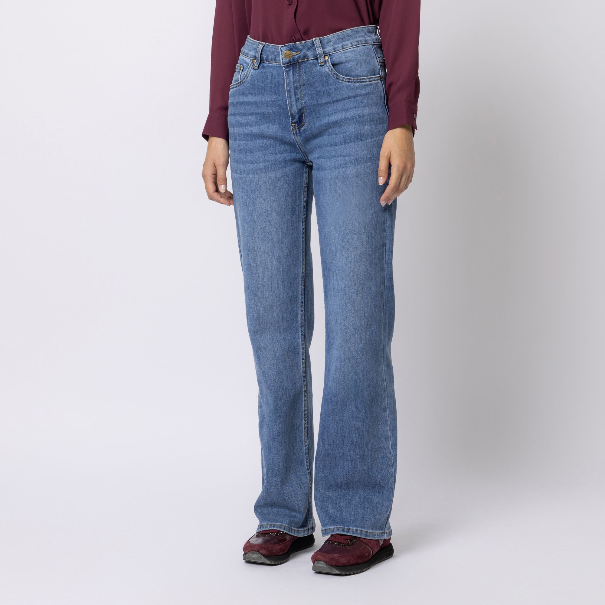 B-Ware STEFFEN SCHRAUT Jeans, lange Form elastische Ware aufgesetzte Taschen