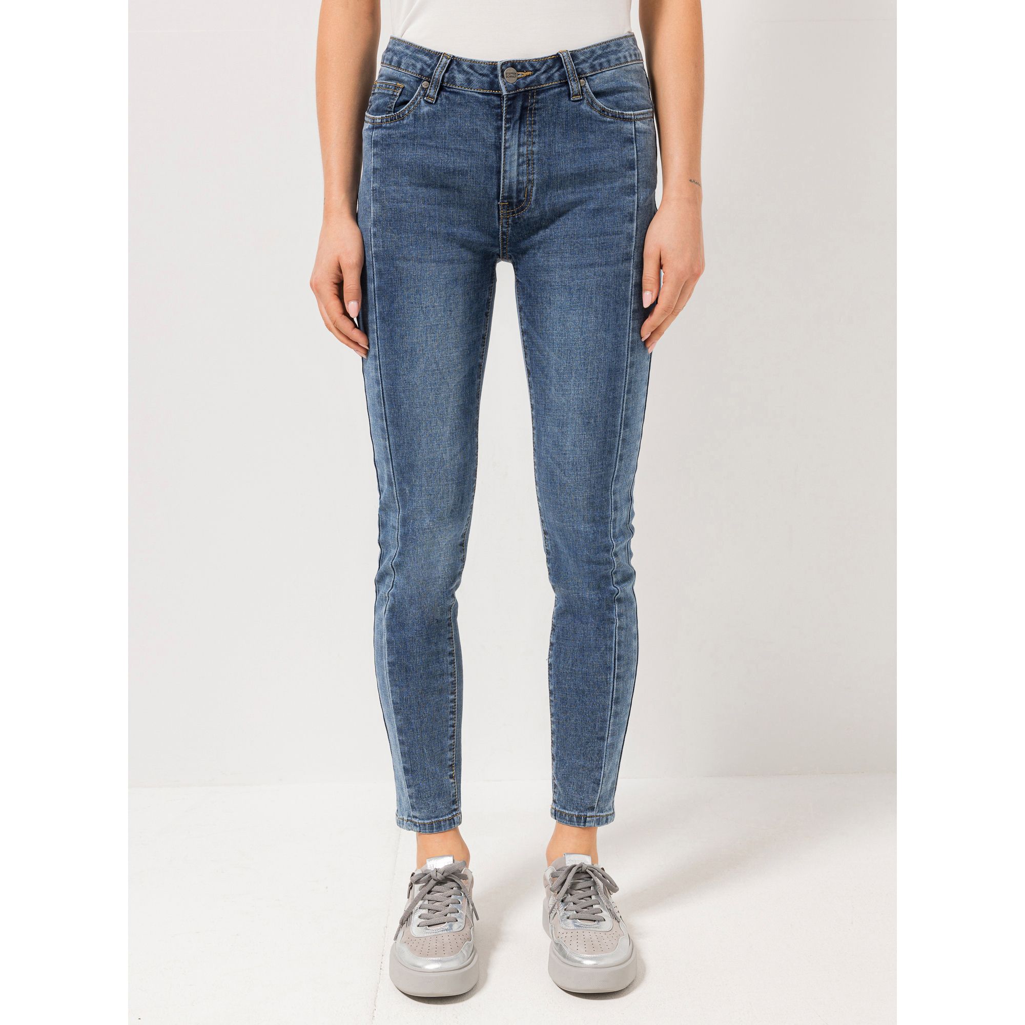 B-Ware STEFFEN SCHRAUT Jeans knöchellang Ziernaht