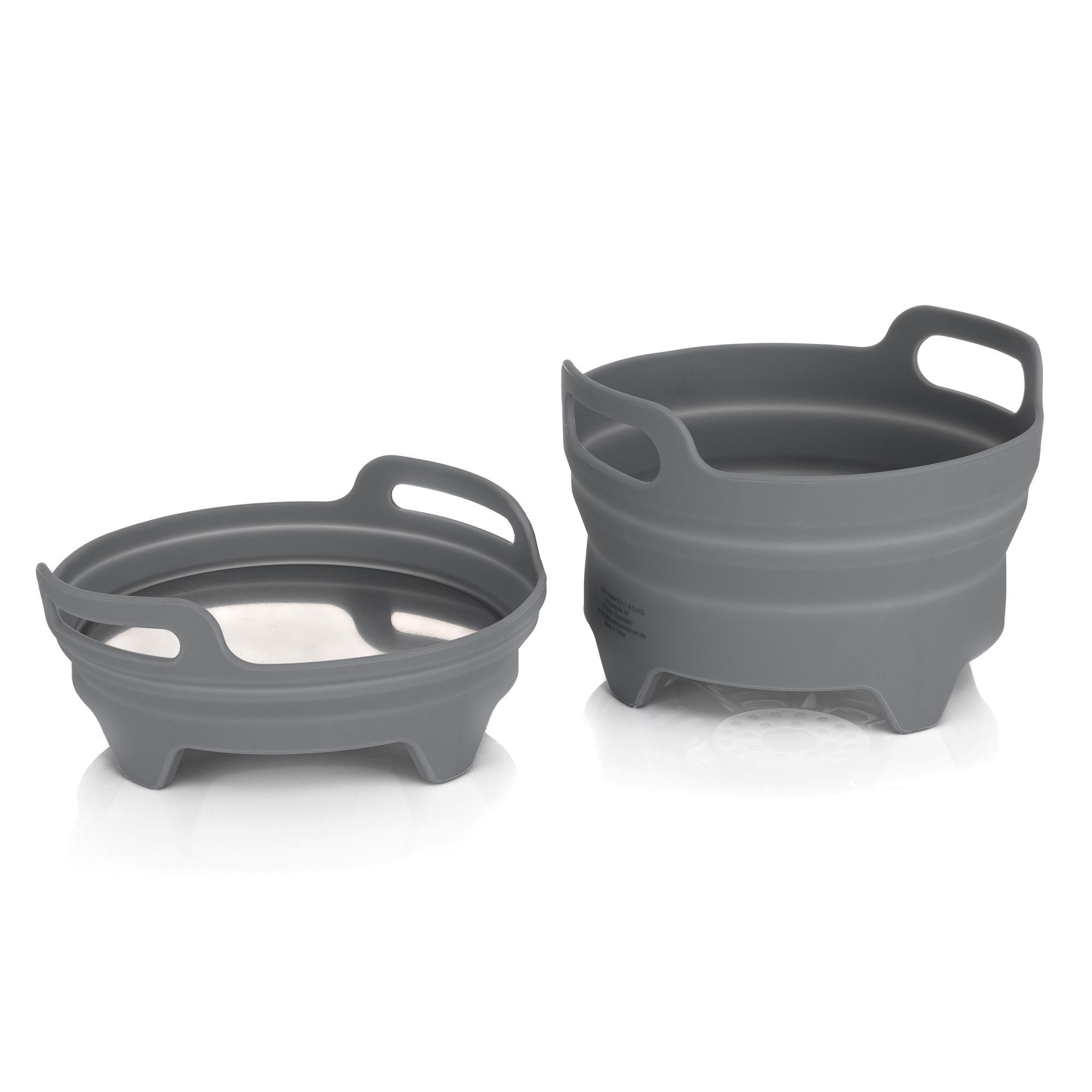 B-Ware COOK'S ESSENTIALS Silikoneinsätze Heißluftfritteuse 2tlg. Set faltbar