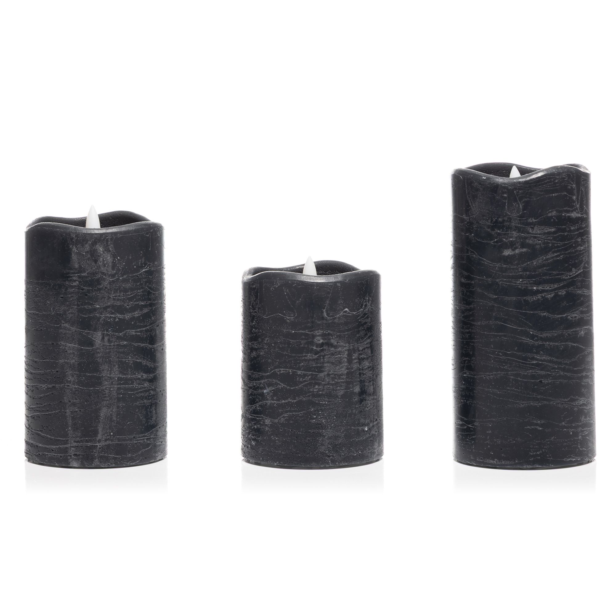 B-Ware ELAMBIA 3 LED-Kerzen uni, Flamme Luma 5h-Timerfunktion