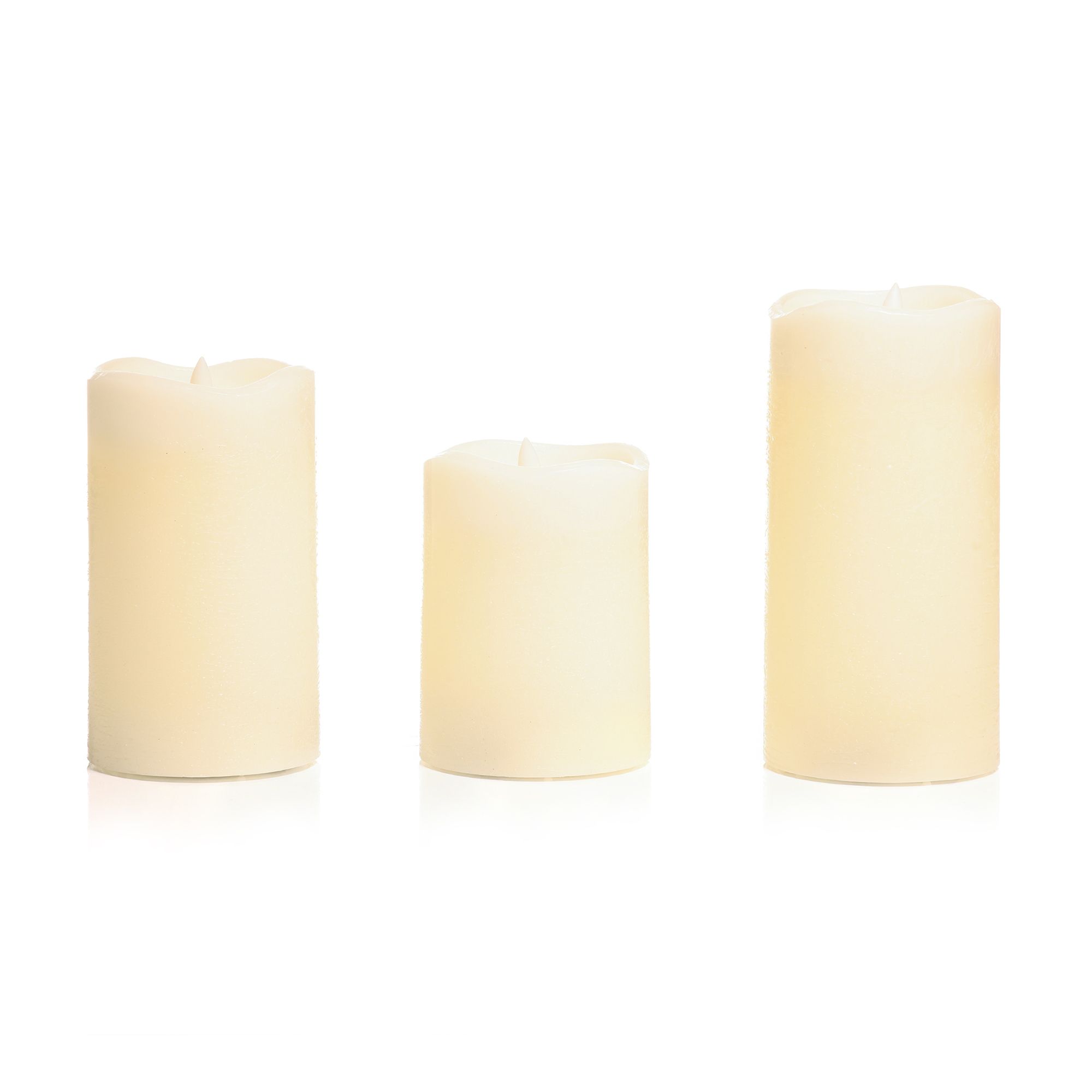 B-Ware ELAMBIA 3 LED-Kerzen uni, Flamme Luma 5h-Timerfunktion