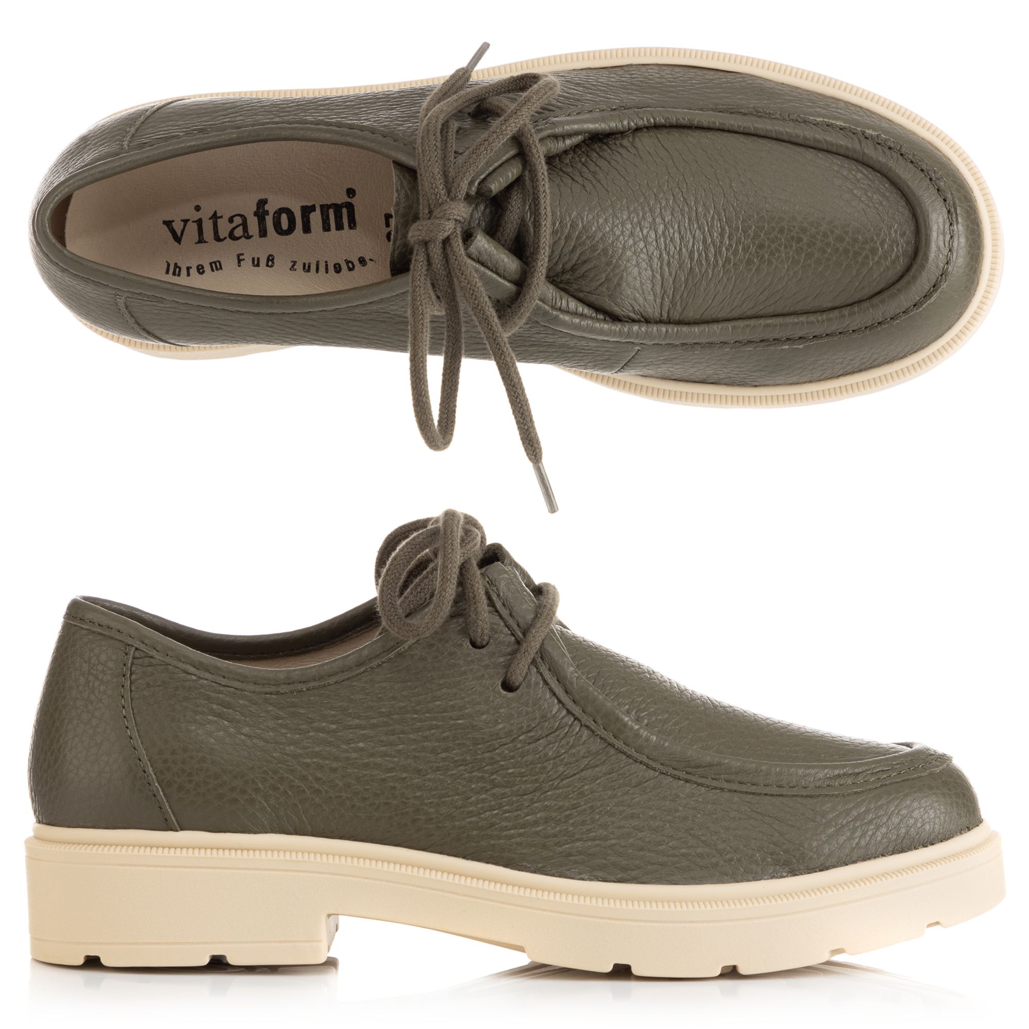 B-Ware VITAFORM Damen-Halbschuh Hirschleder Shock Absorber