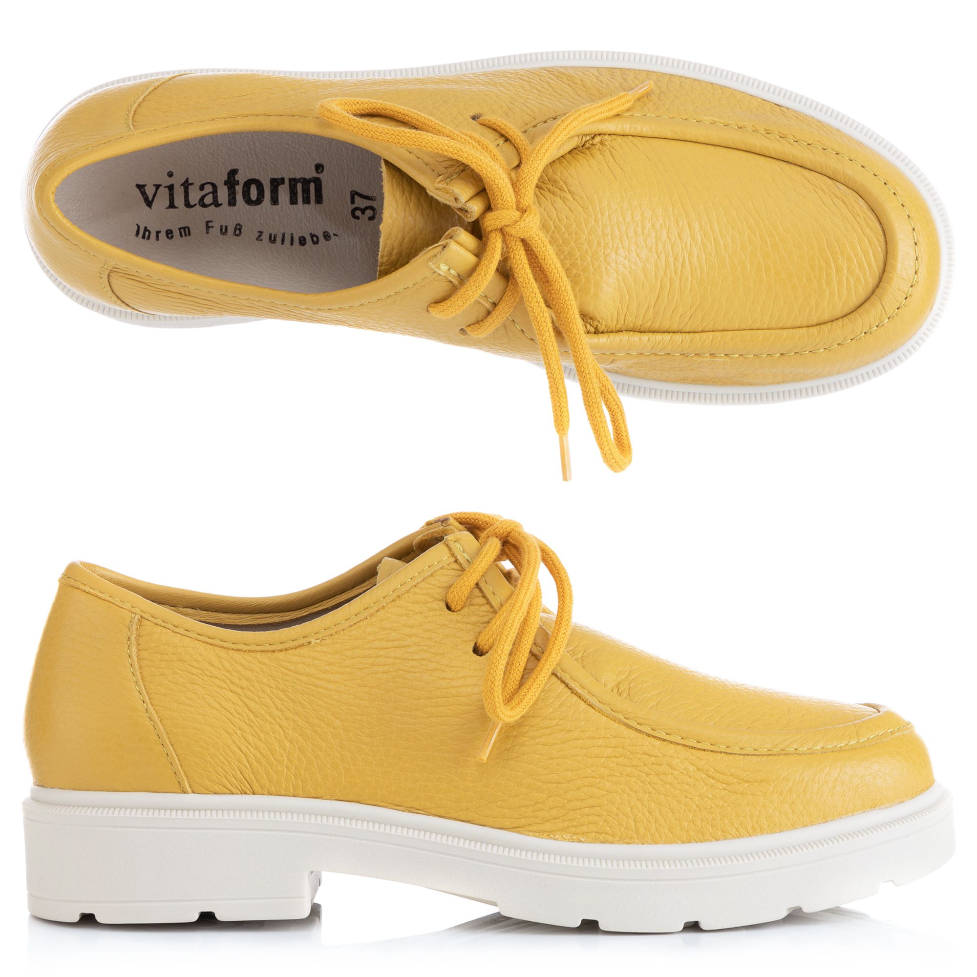 B-Ware VITAFORM Damen-Halbschuh Hirschleder Shock Absorber