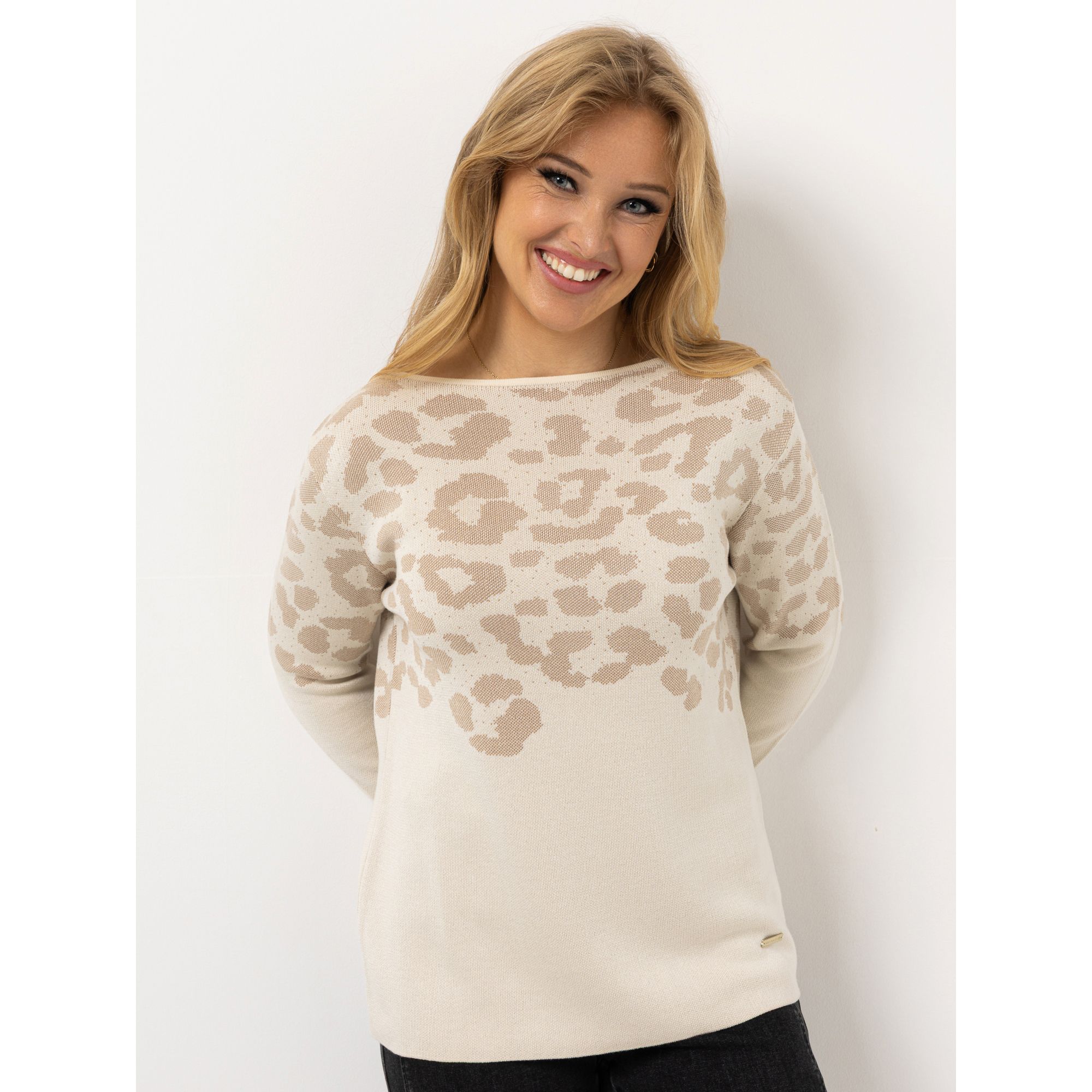 B-Ware AMINATI® Pullover 1/1-Arm U-Boot Ausschnitt