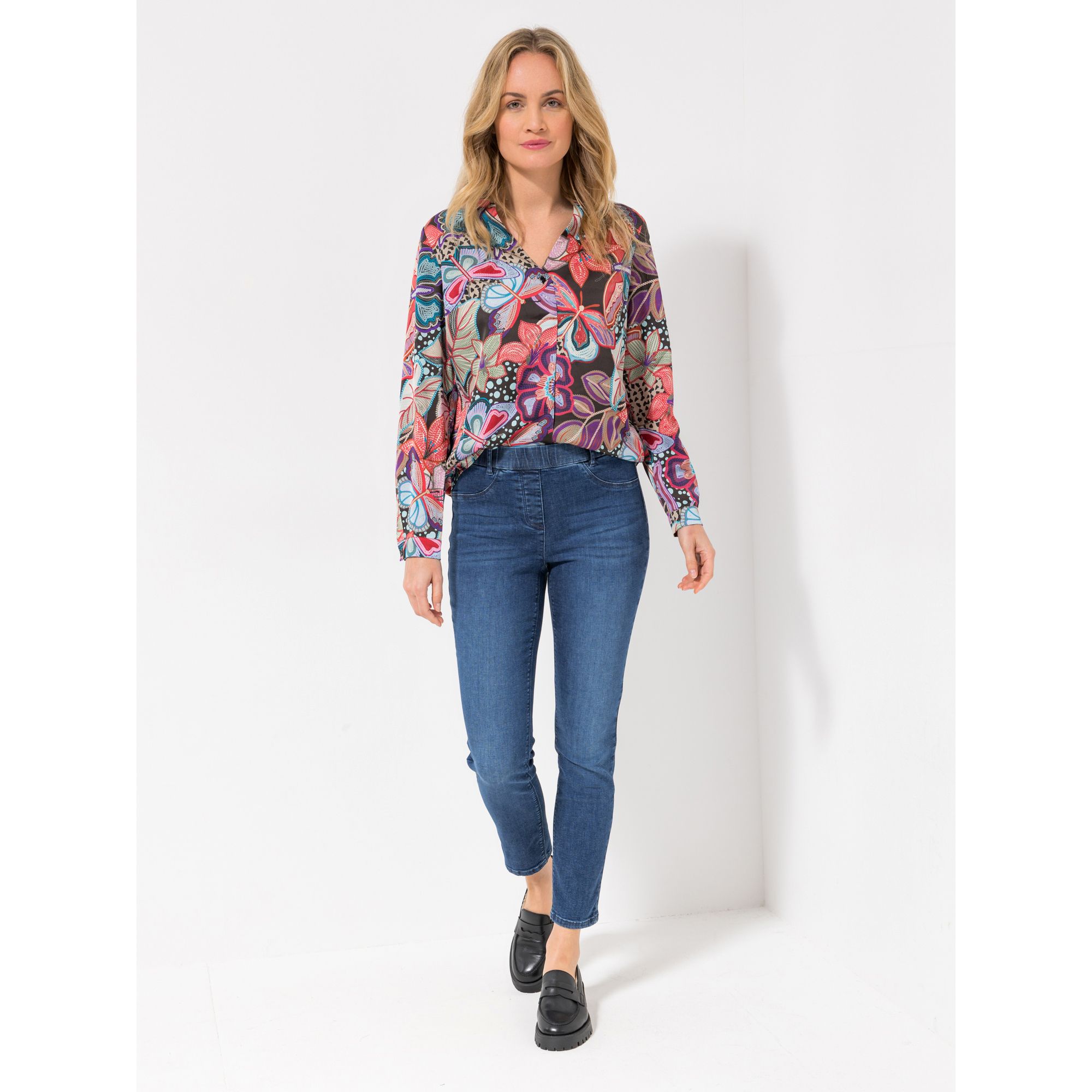 B-Ware ANNI FOR FRIENDS Jeggings Arielle knöchellang Gürtelschlaufen