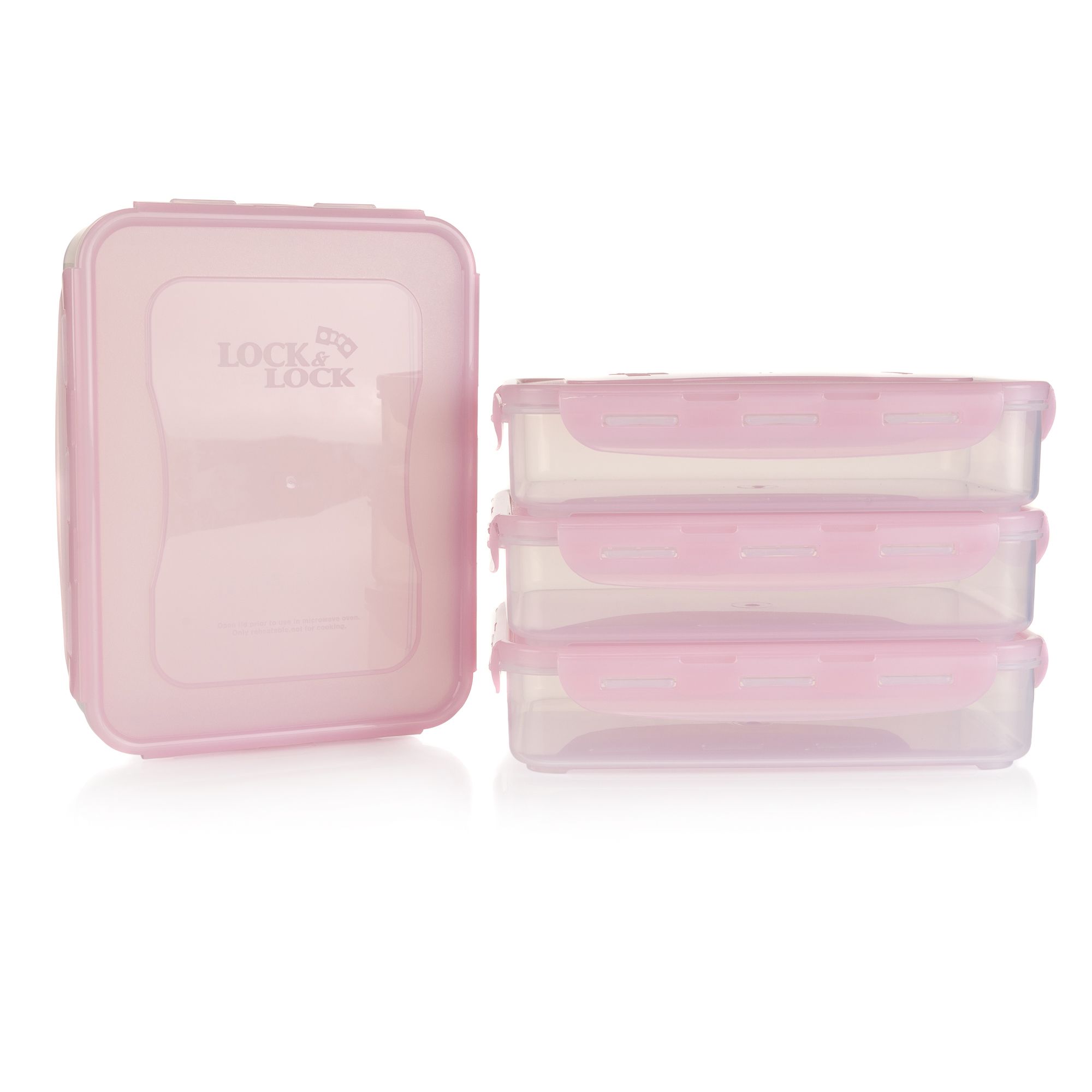 B-Ware LocknLock Frischhaltedosen-Set stapelbar, 4x 2,7L 10,8L Gesamtvolumen