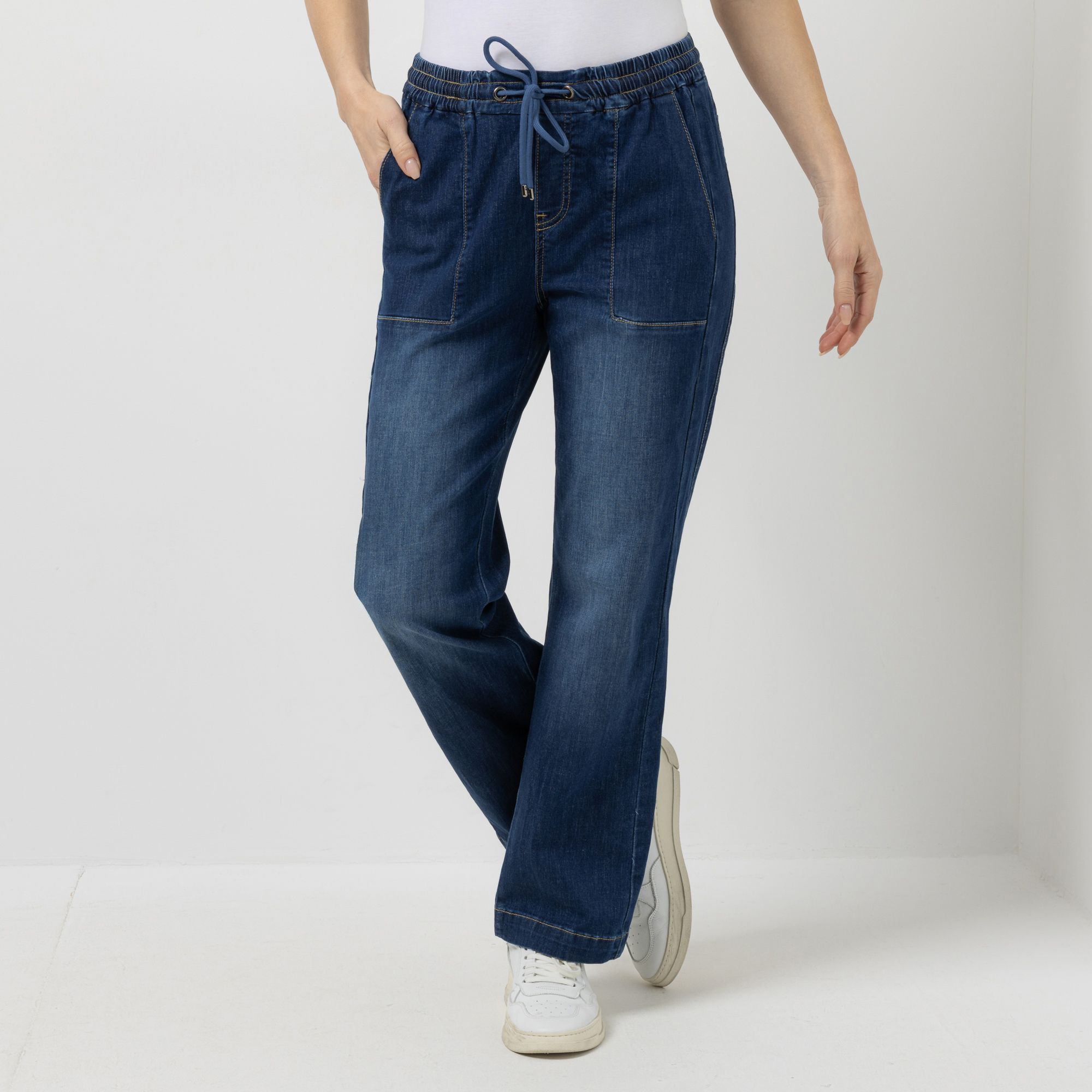 B-Ware DINE 'N' DANCE Jeanshose Rundumdehnbund knöchellang