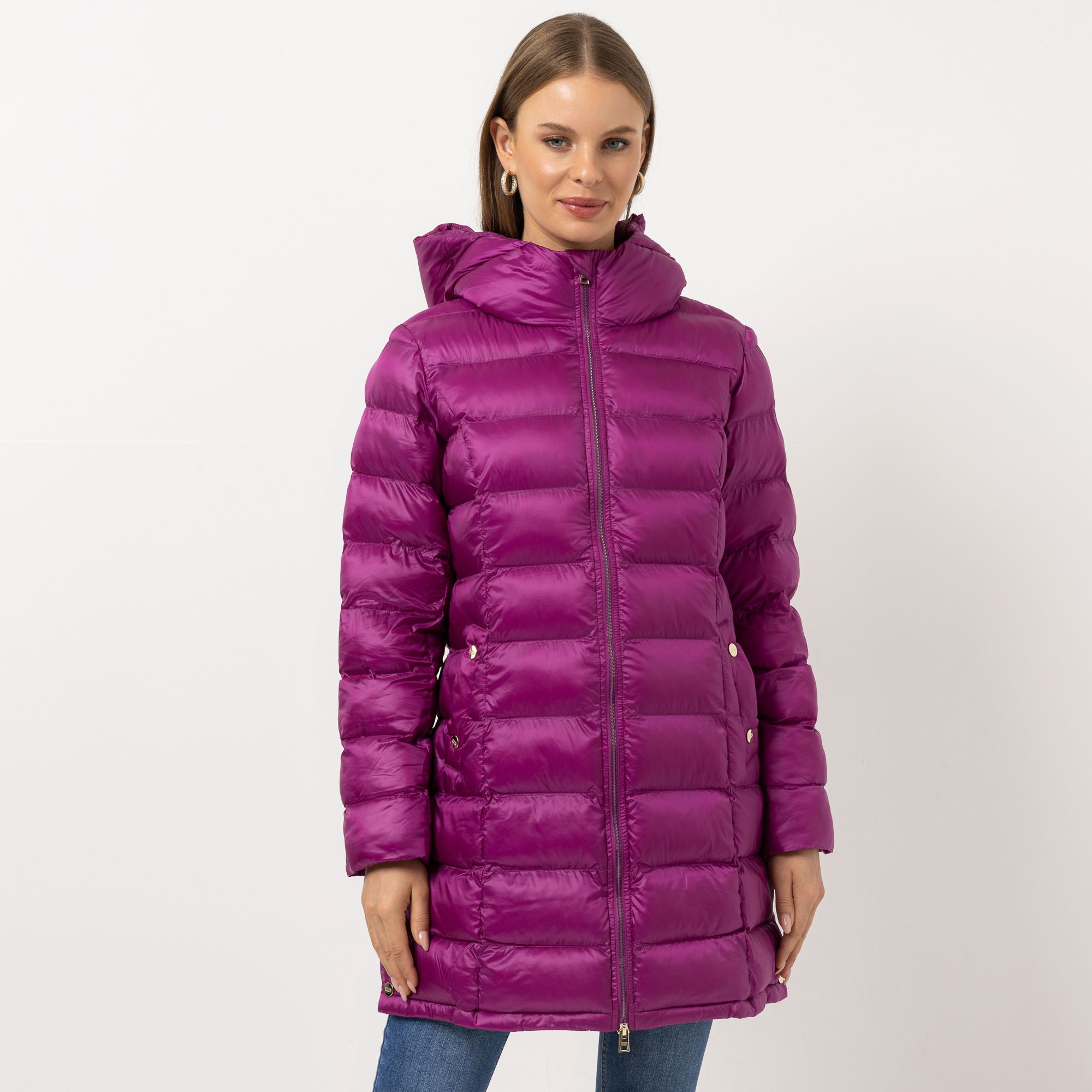 B-Ware STEFFEN SCHRAUT Kurzmantel Stehkragen mit Kapuze 2-Wege Reißverschluss