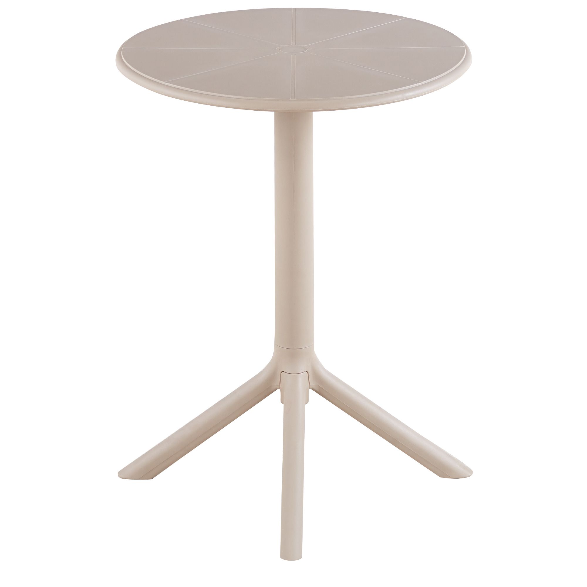B-Ware GREEN LOUNGE Gartentisch, rund fiberglasverstärkt max. Belastung 75kg