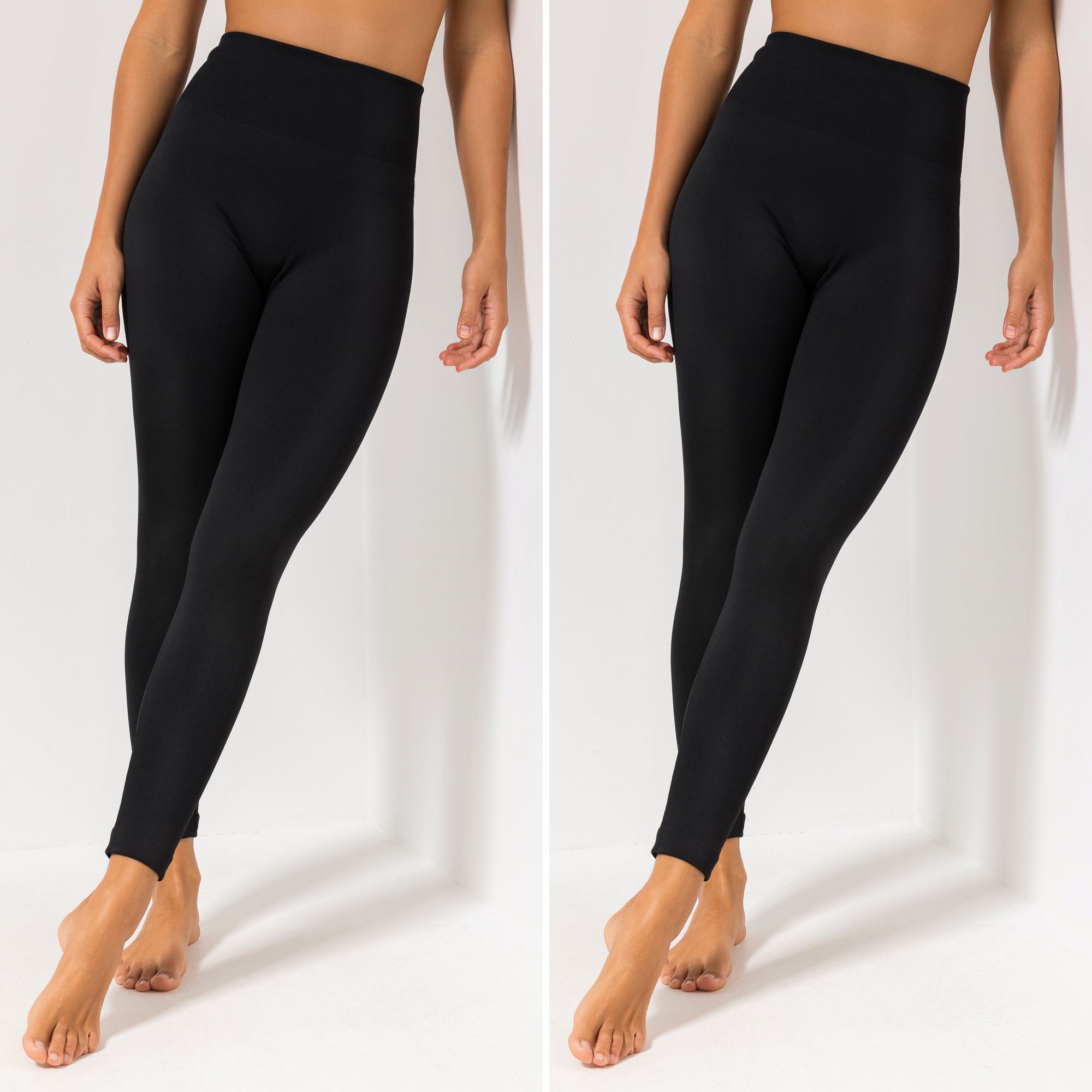 B-Ware MUK LUKs Strumpf-Leggings gefüttert/Felloptik Komfortbund