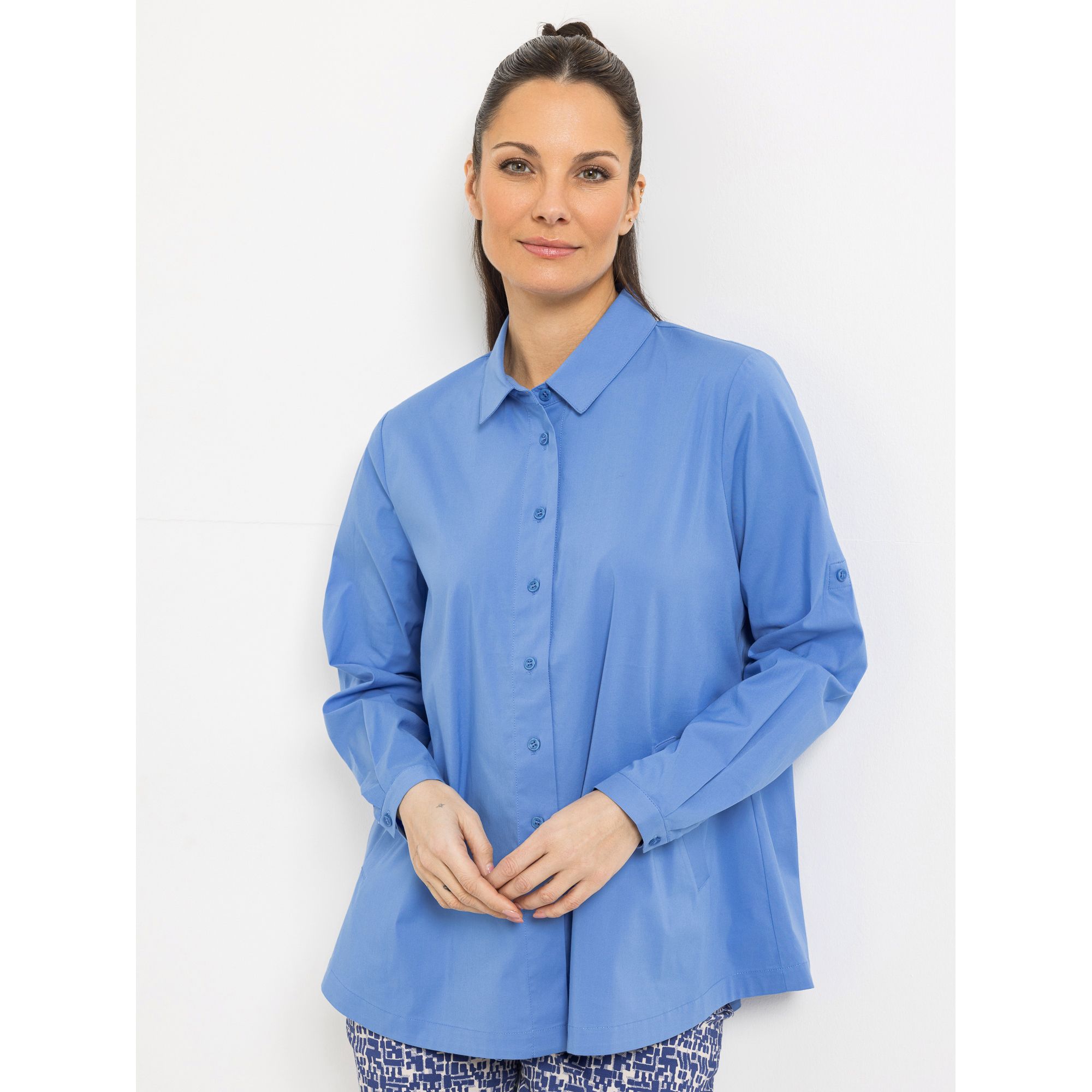 B-Ware STEFFEN SCHRAUT Bluse Firenze Taschen Ärmelriegel