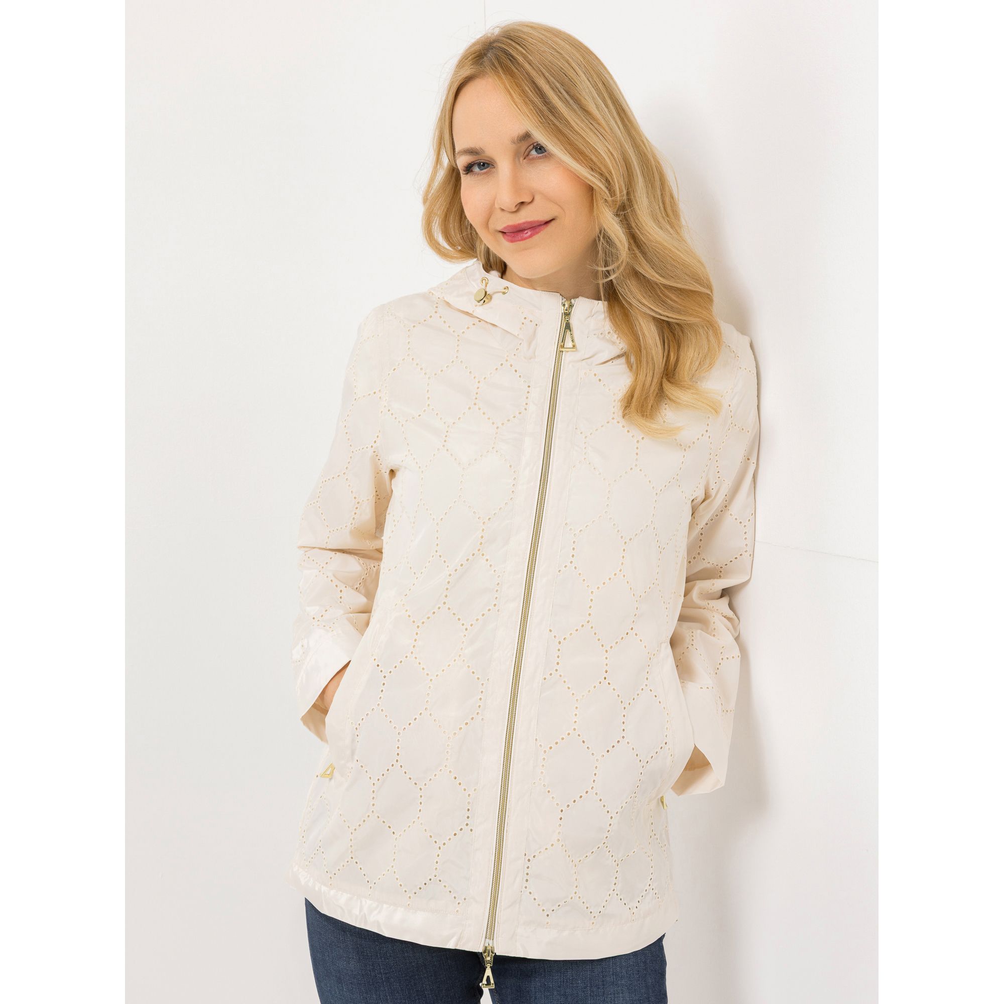 B-Ware DAWID by Dawid Tomaszewski Jacke, Stehkragen Allover-Stickerei