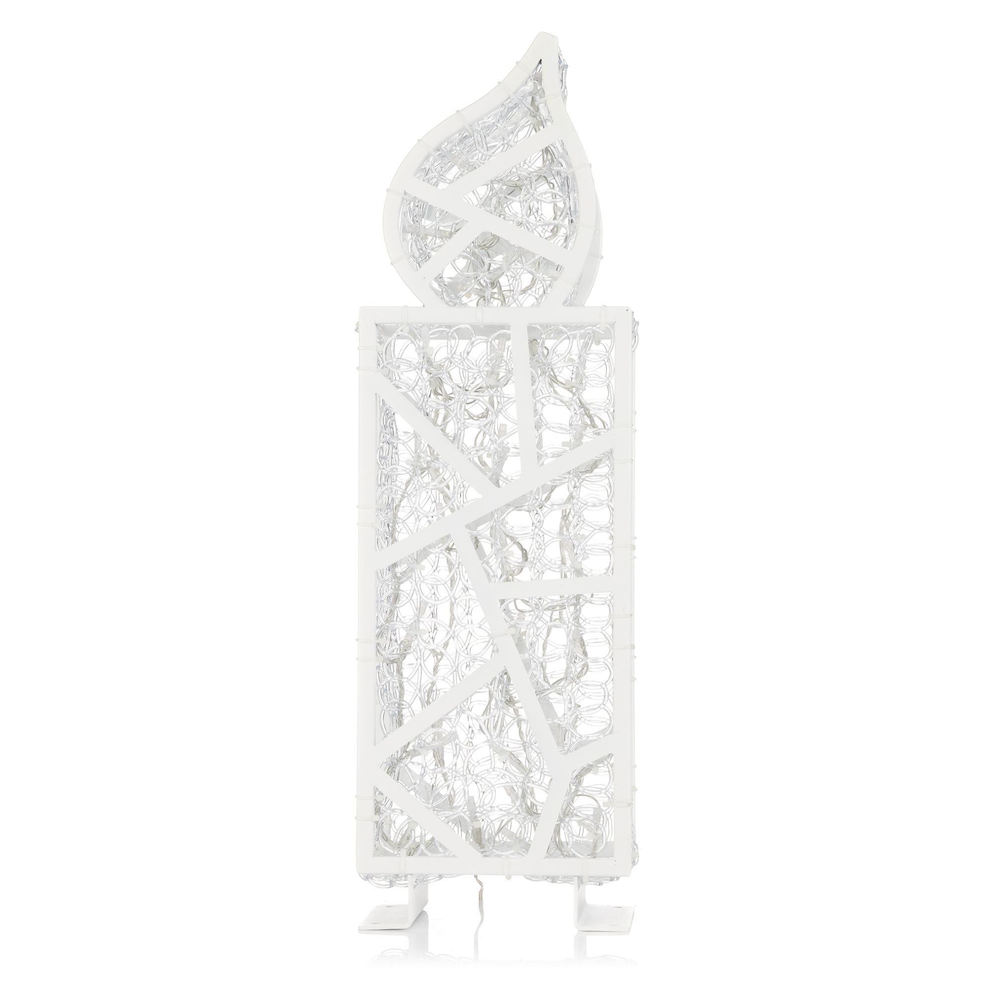 B-Ware LUMIDA Xmas Design-Dekokerze Acryl-Design 37 Leuchtfunktionen